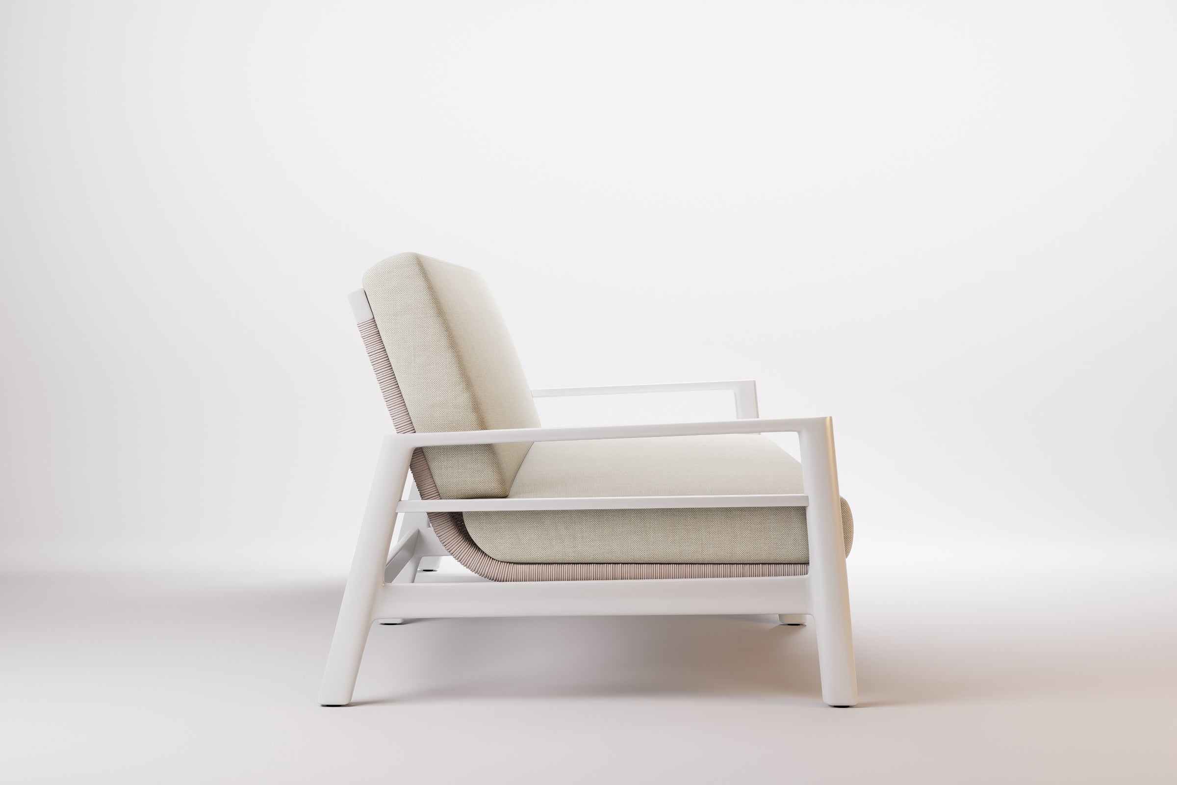 Copenhagen Outdoor Sofa 3 Seat Aluminium