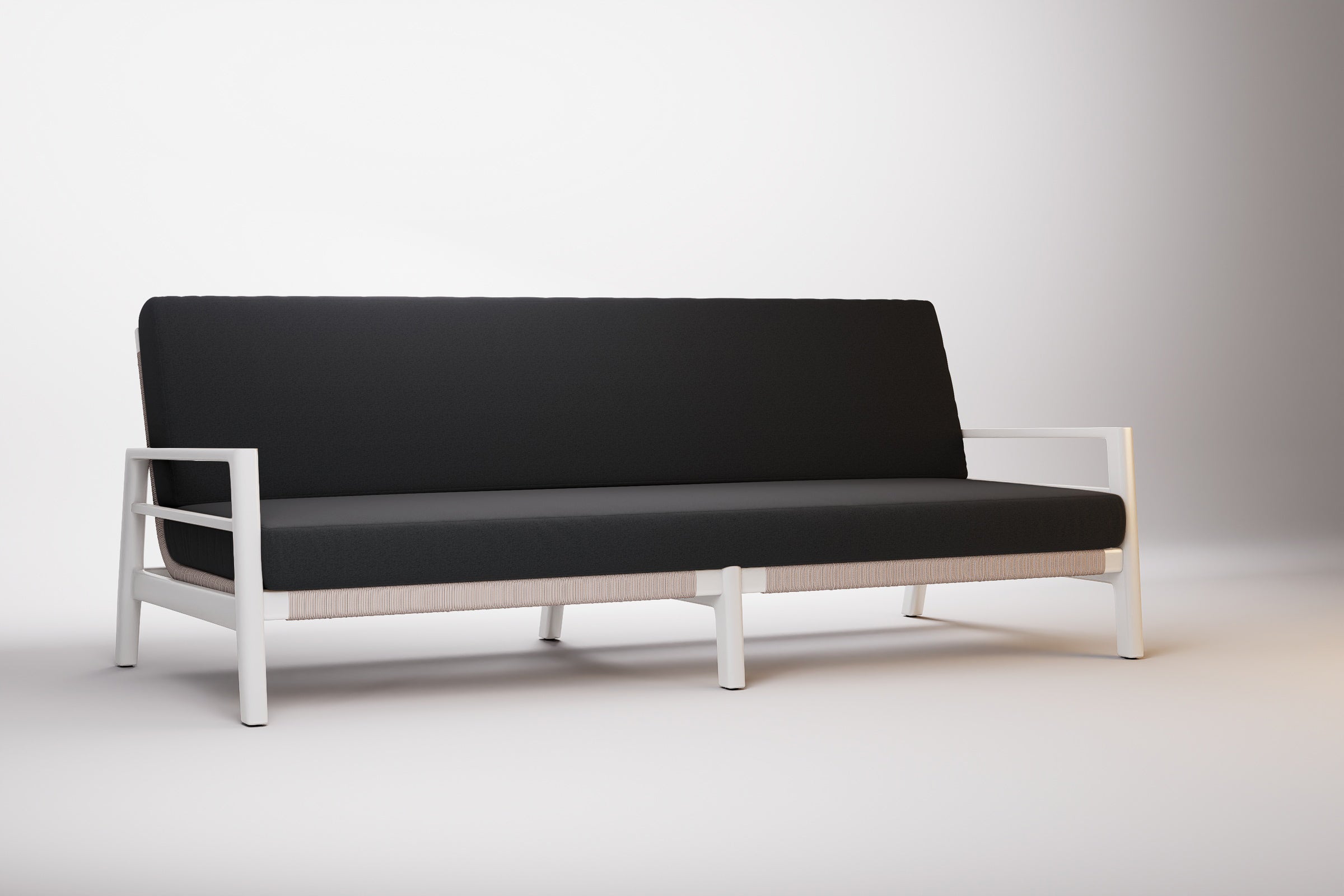 Copenhagen Outdoor Sofa 3 Seat Aluminium