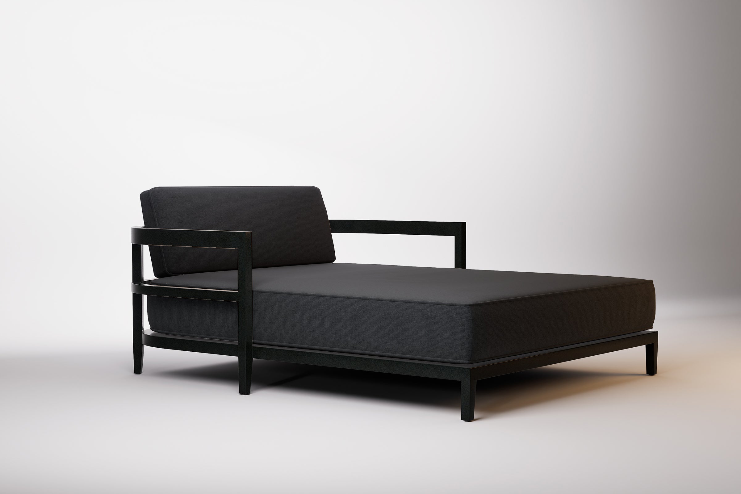 Rome Outdoor Daybed Aluminium Teak