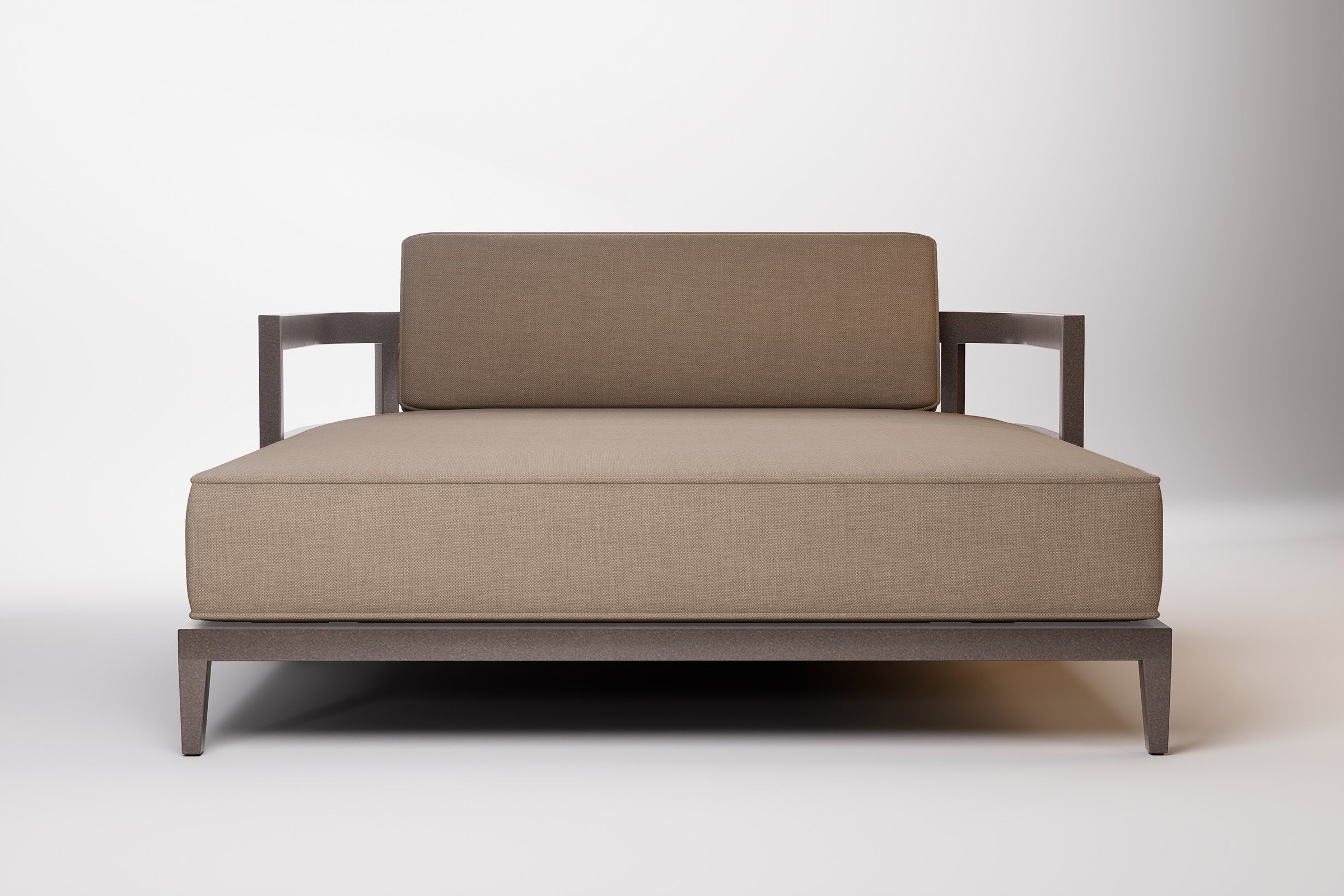 Rome Outdoor Daybed Aluminium Teak