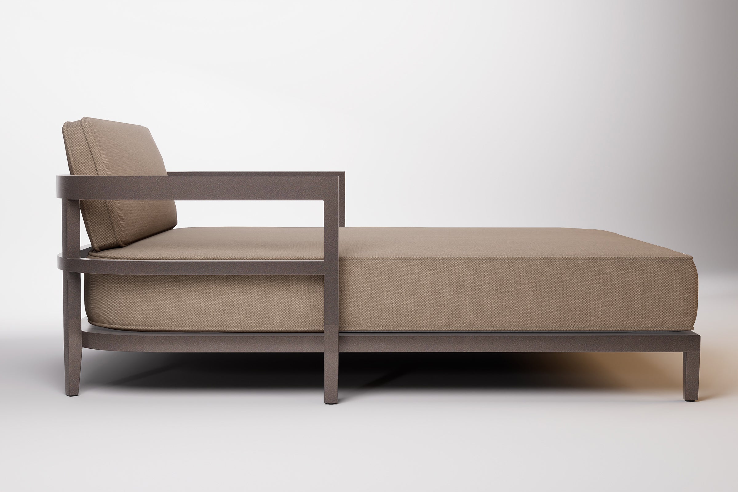 Rome Outdoor Daybed Aluminium Teak