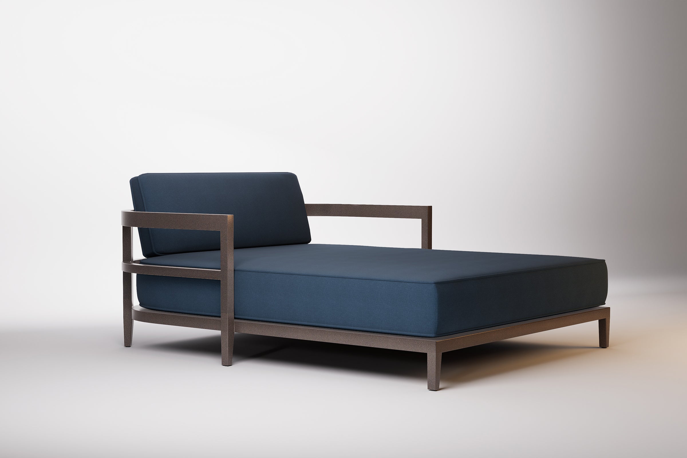 Rome Outdoor Daybed Aluminium Teak