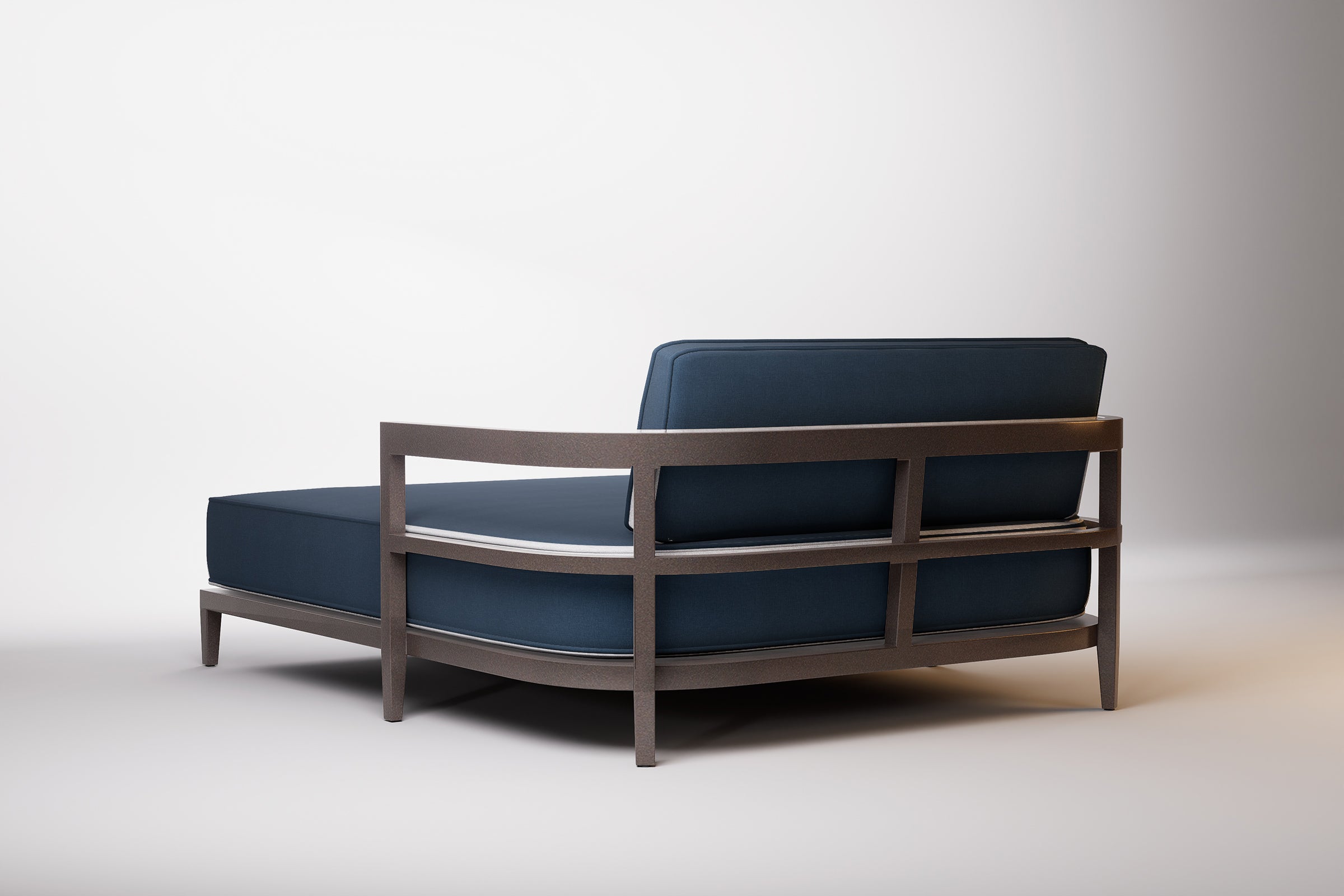 Rome Outdoor Daybed Aluminium Teak