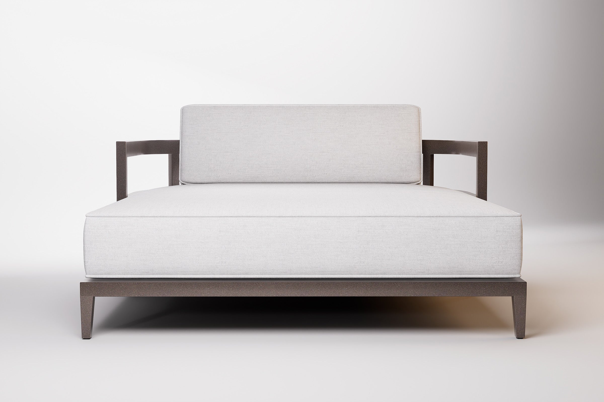 Rome Outdoor Daybed Aluminium Teak