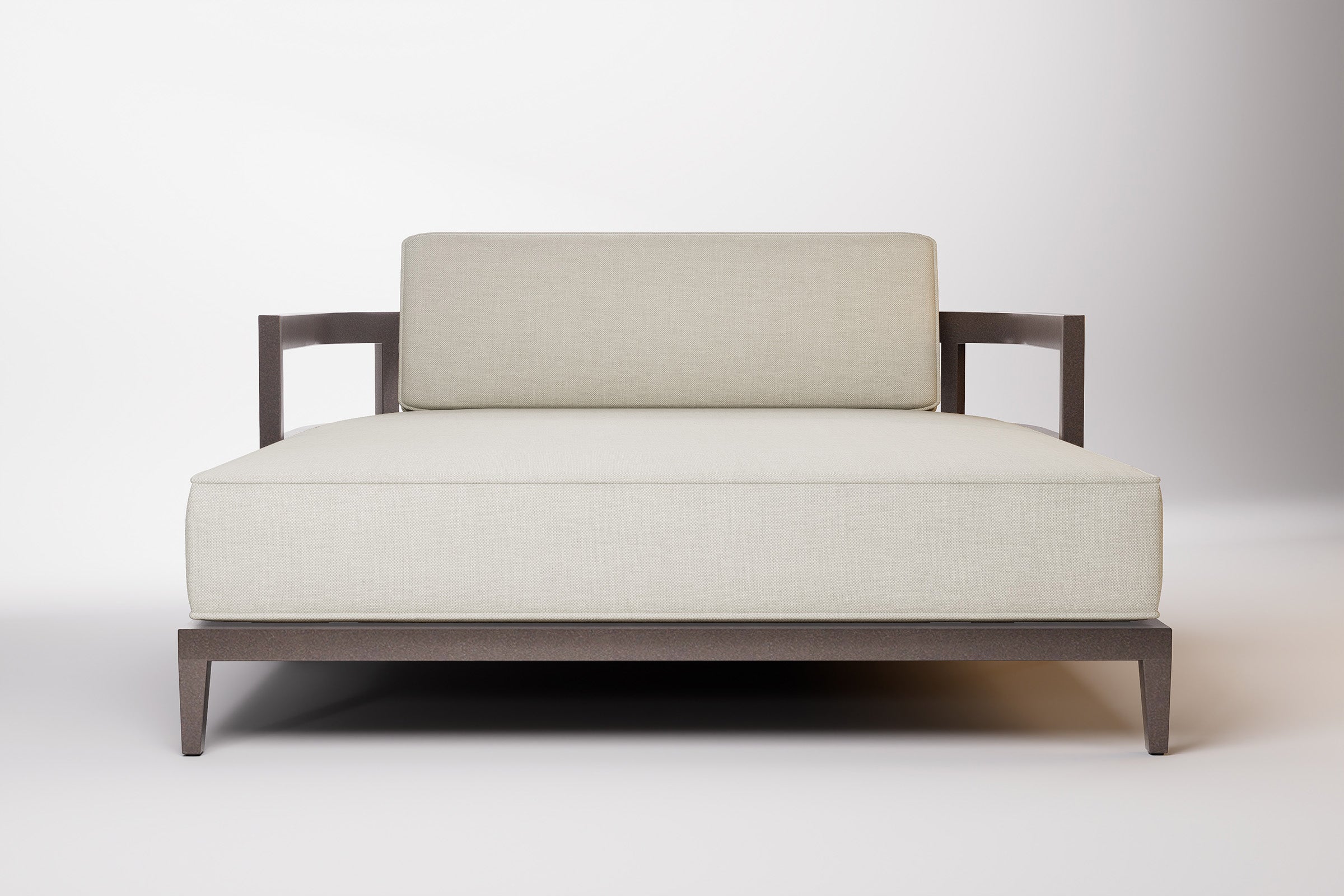 Rome Outdoor Daybed Aluminium Teak
