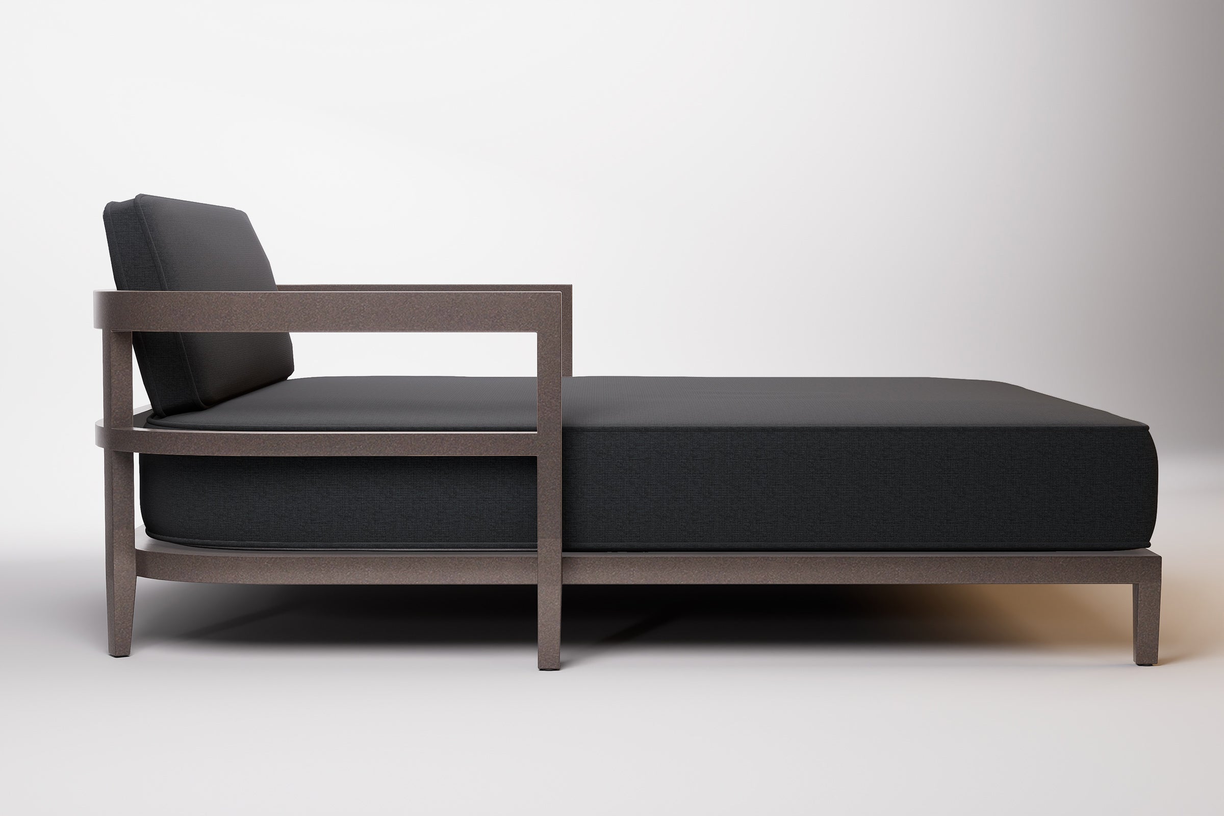 Rome Outdoor Daybed Aluminium Teak