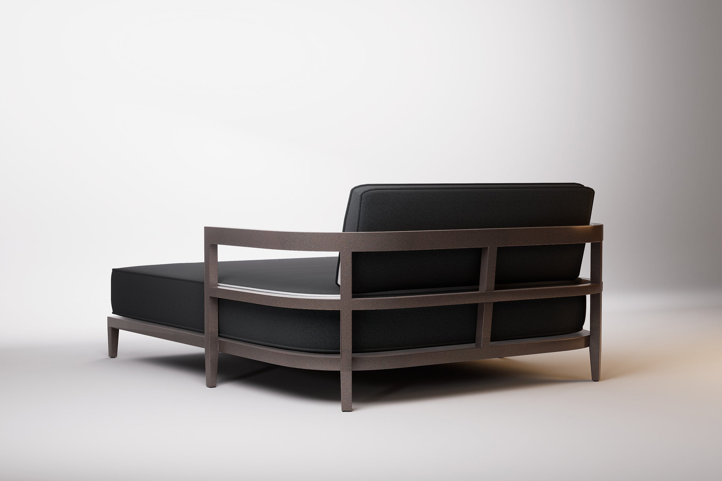 Rome Outdoor Daybed Aluminium Teak