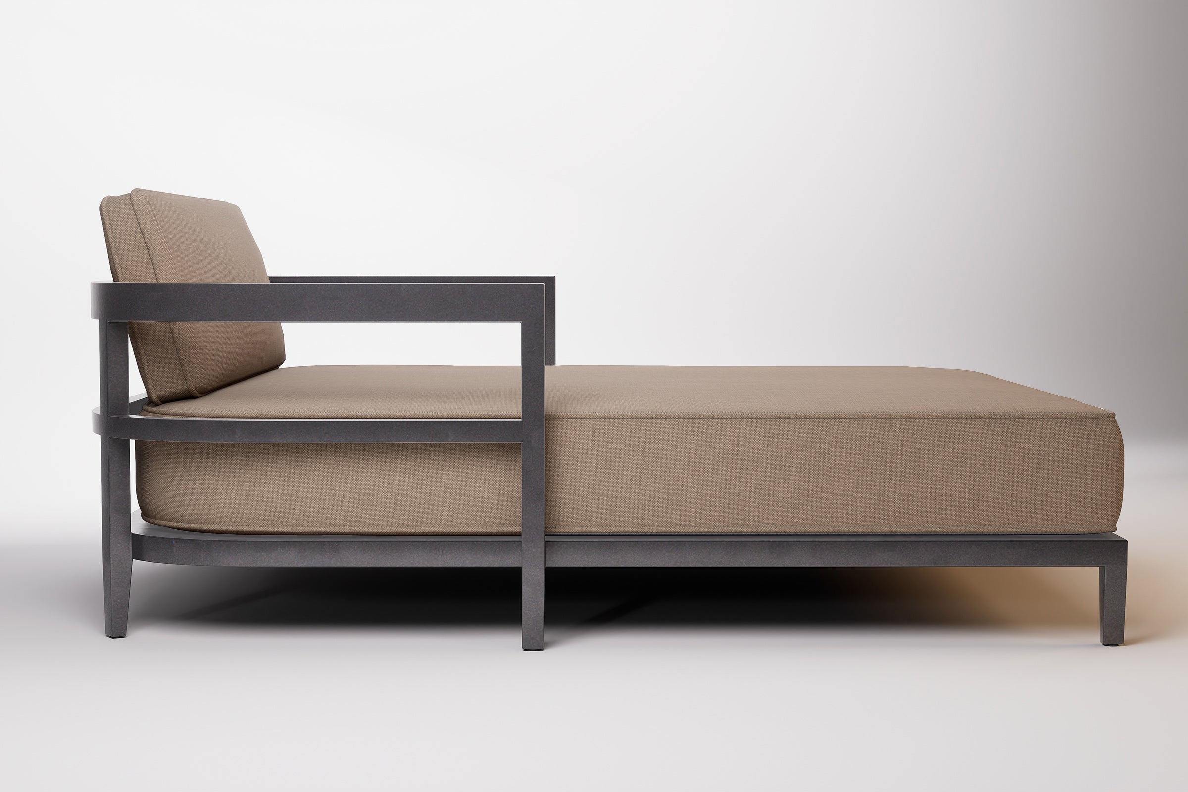 Rome Outdoor Daybed Aluminium Teak