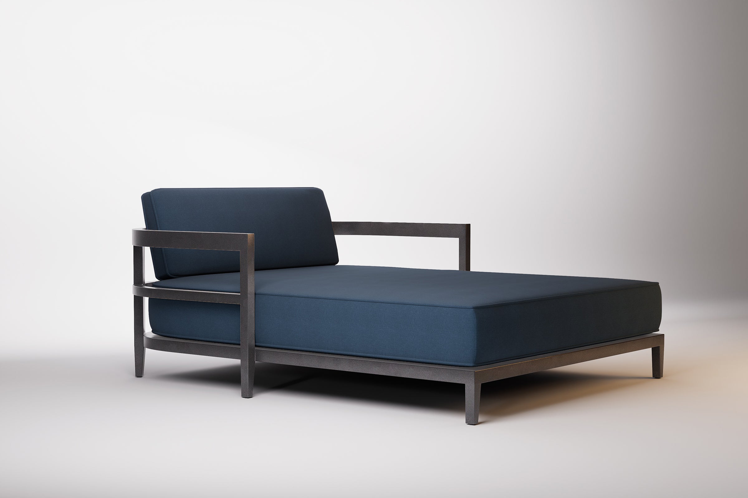 Rome Outdoor Daybed Aluminium Teak