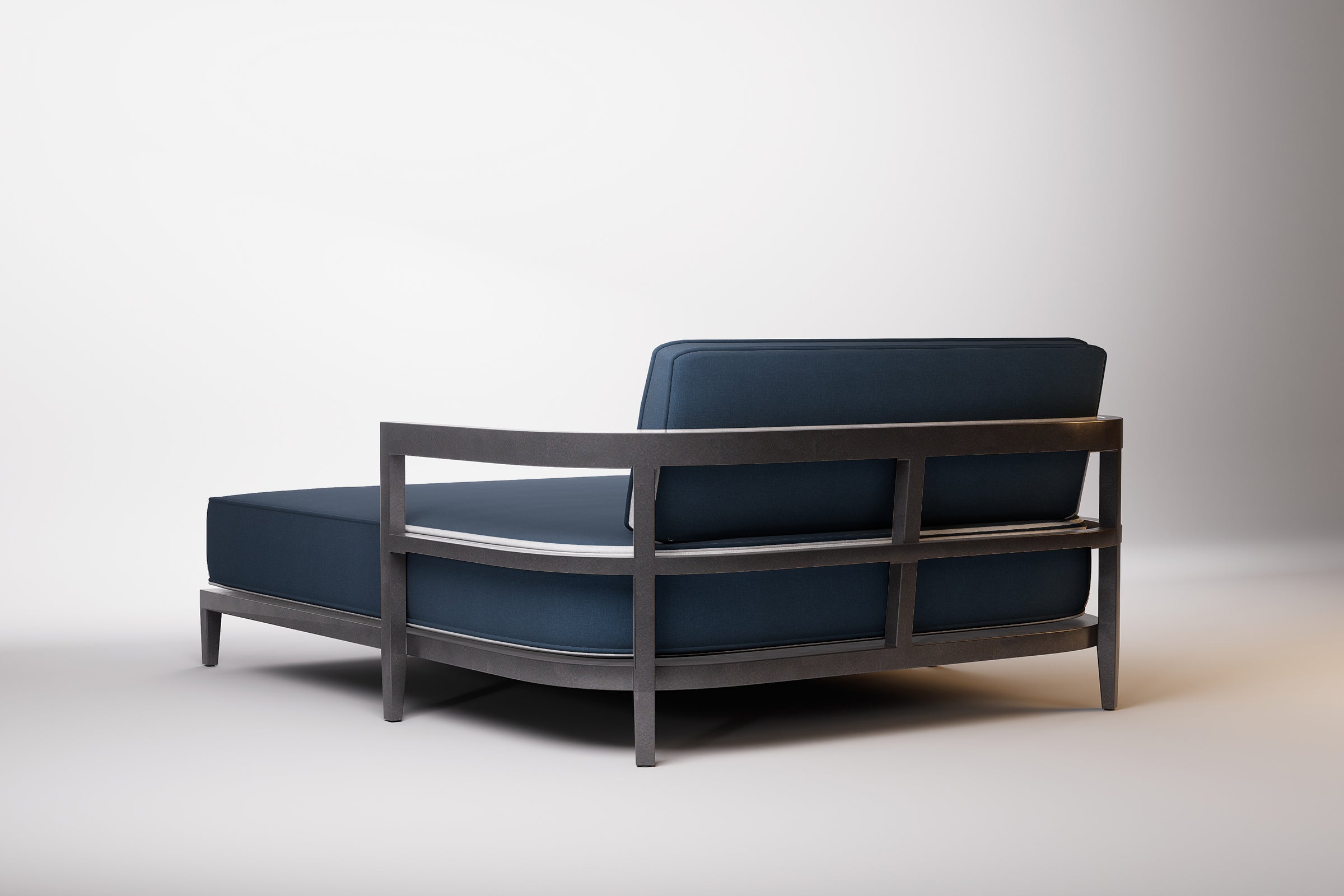 Rome Outdoor Daybed Aluminium Teak
