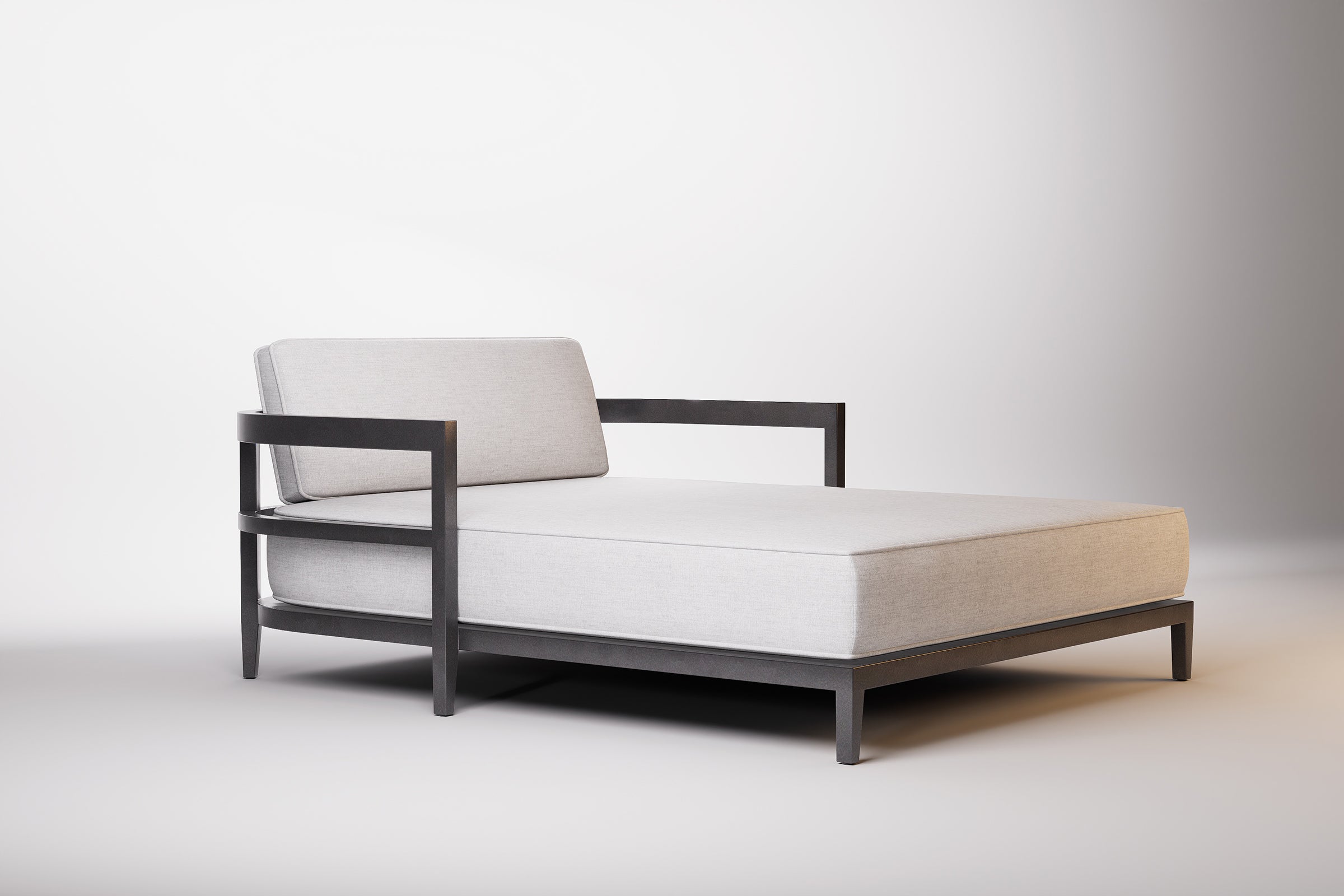 Rome Outdoor Daybed Aluminium Teak