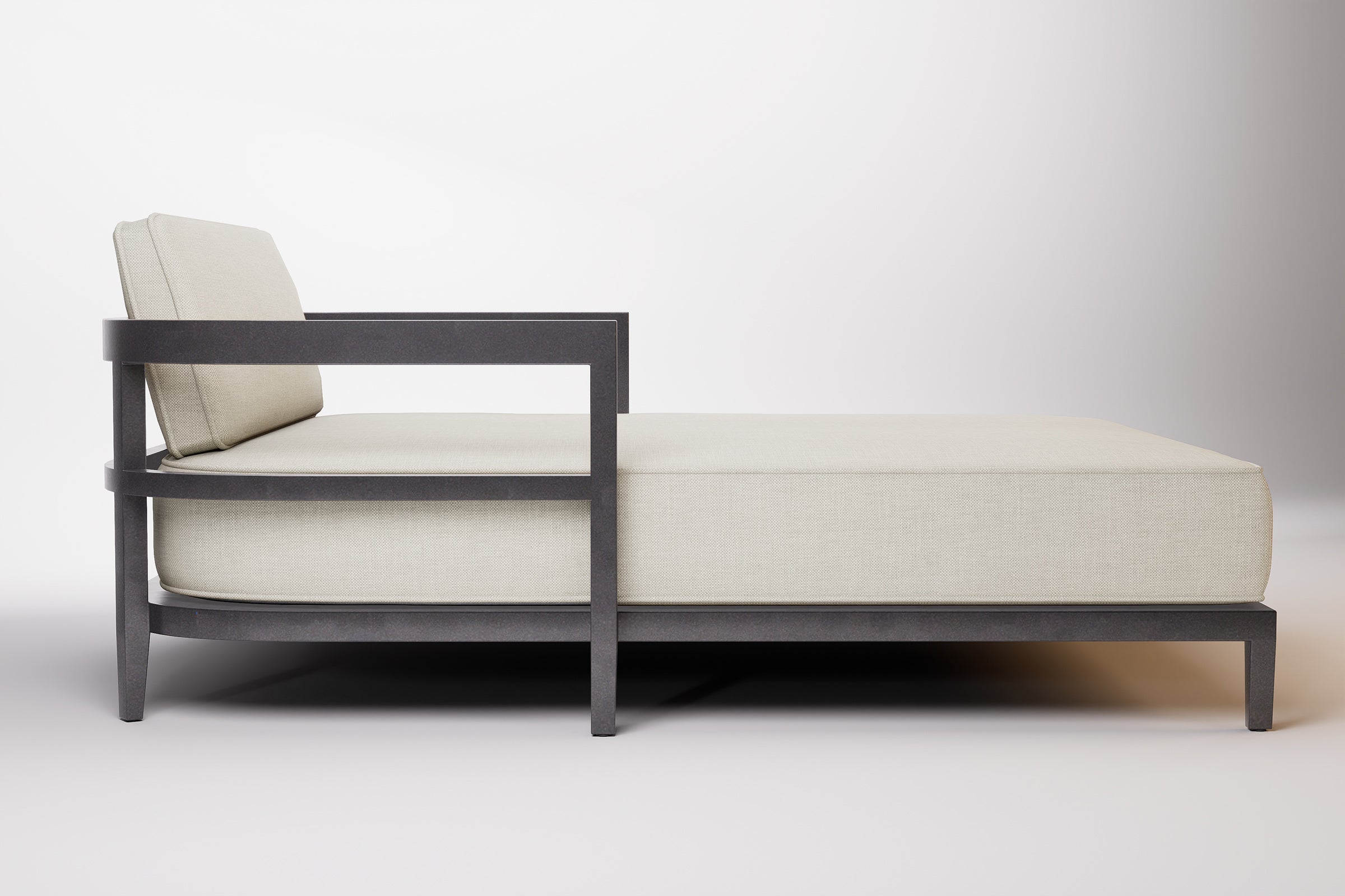 Rome Outdoor Daybed Aluminium Teak