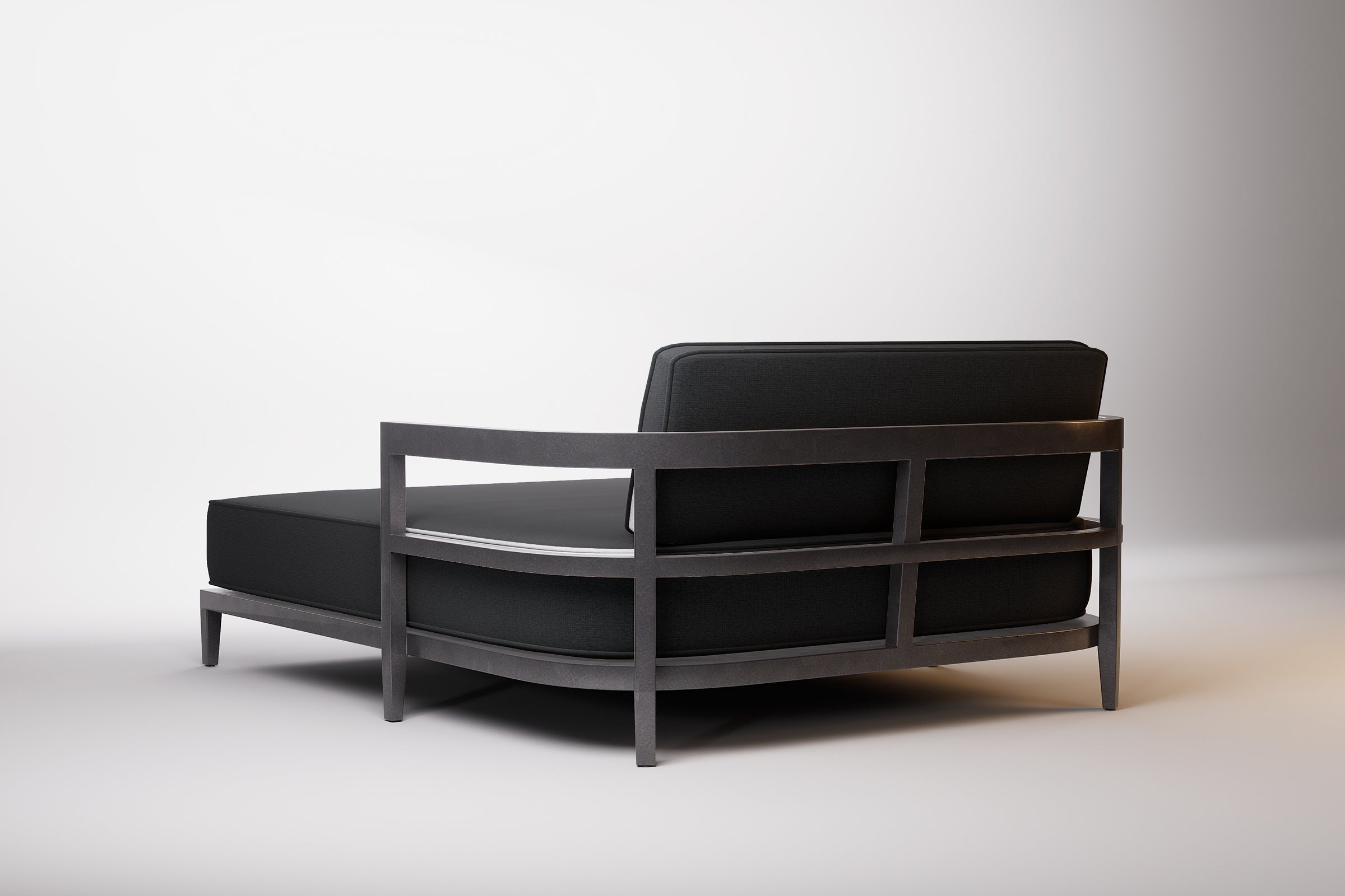 Rome Outdoor Daybed Aluminium Teak
