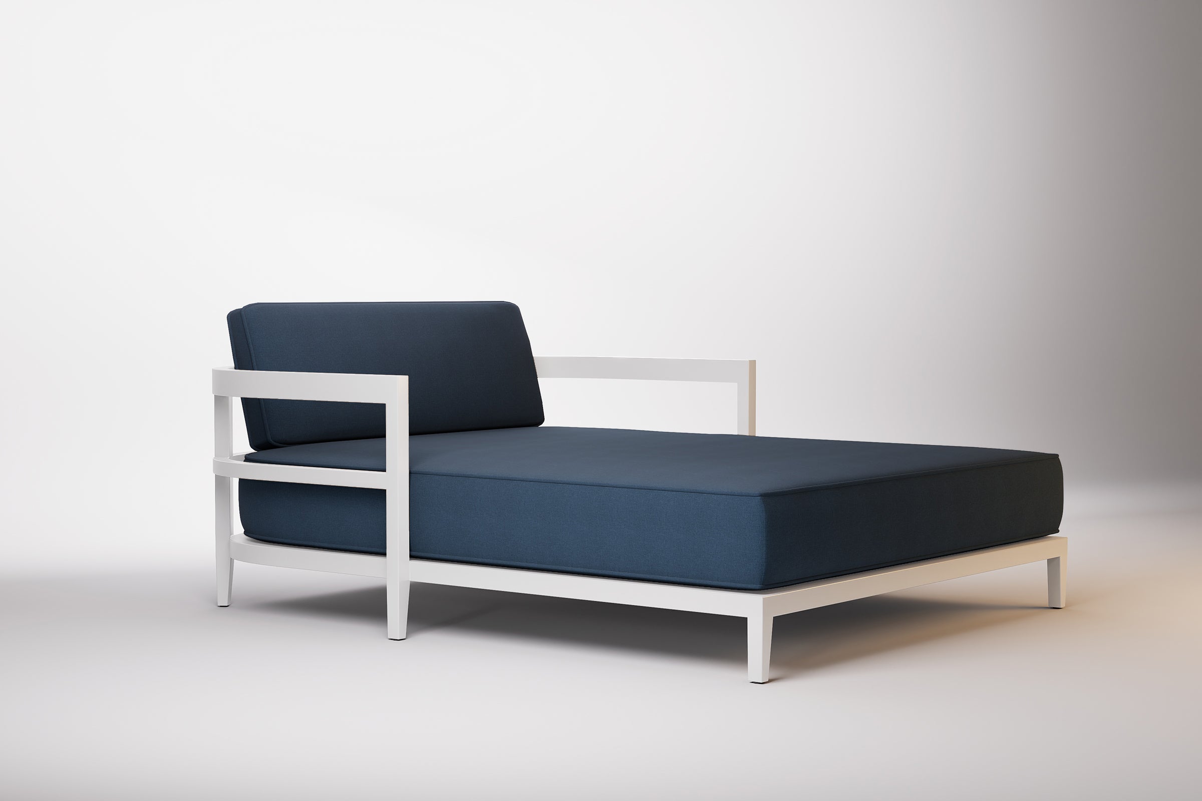 Rome Outdoor Daybed Aluminium Teak