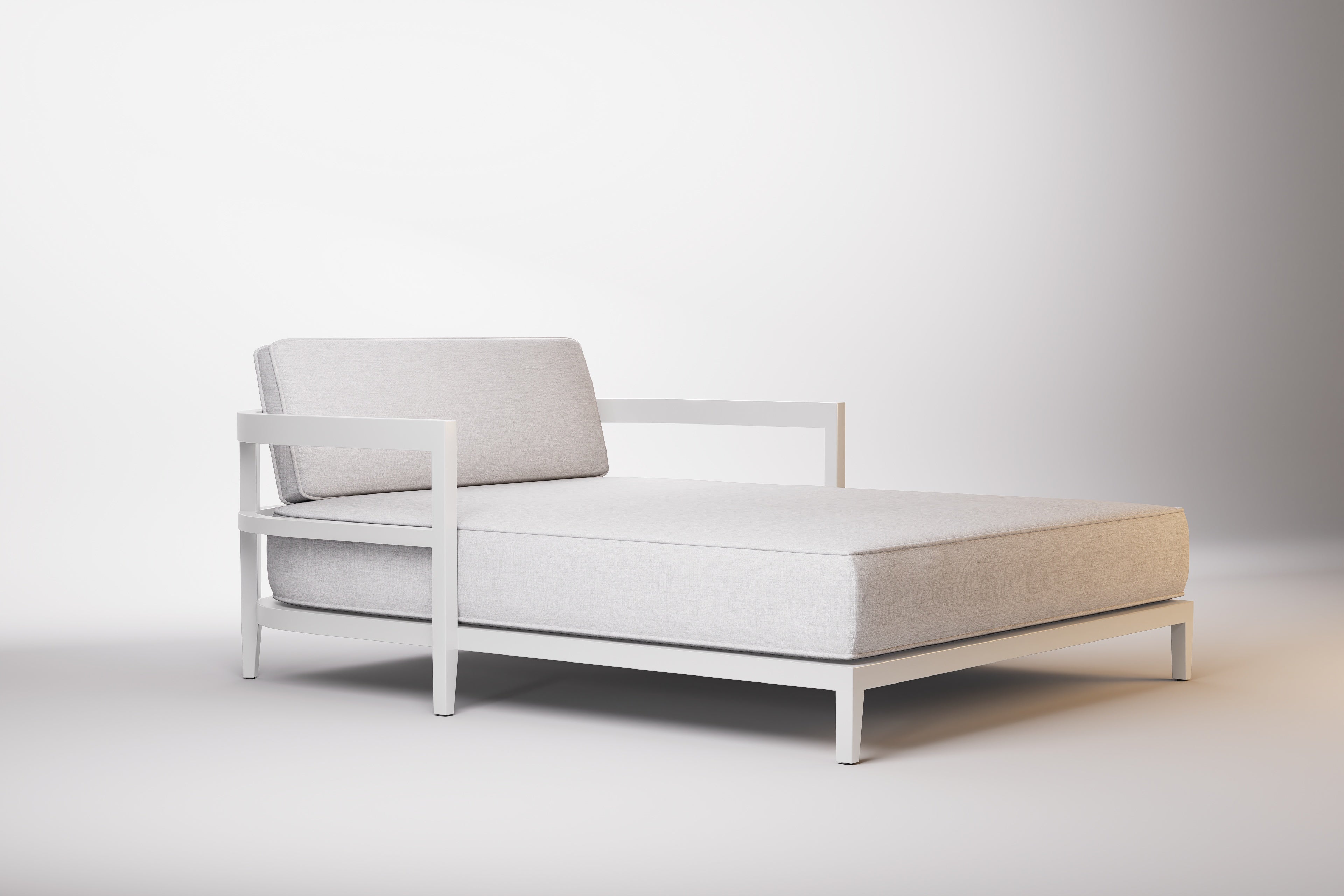 Rome Outdoor Daybed Aluminium Teak