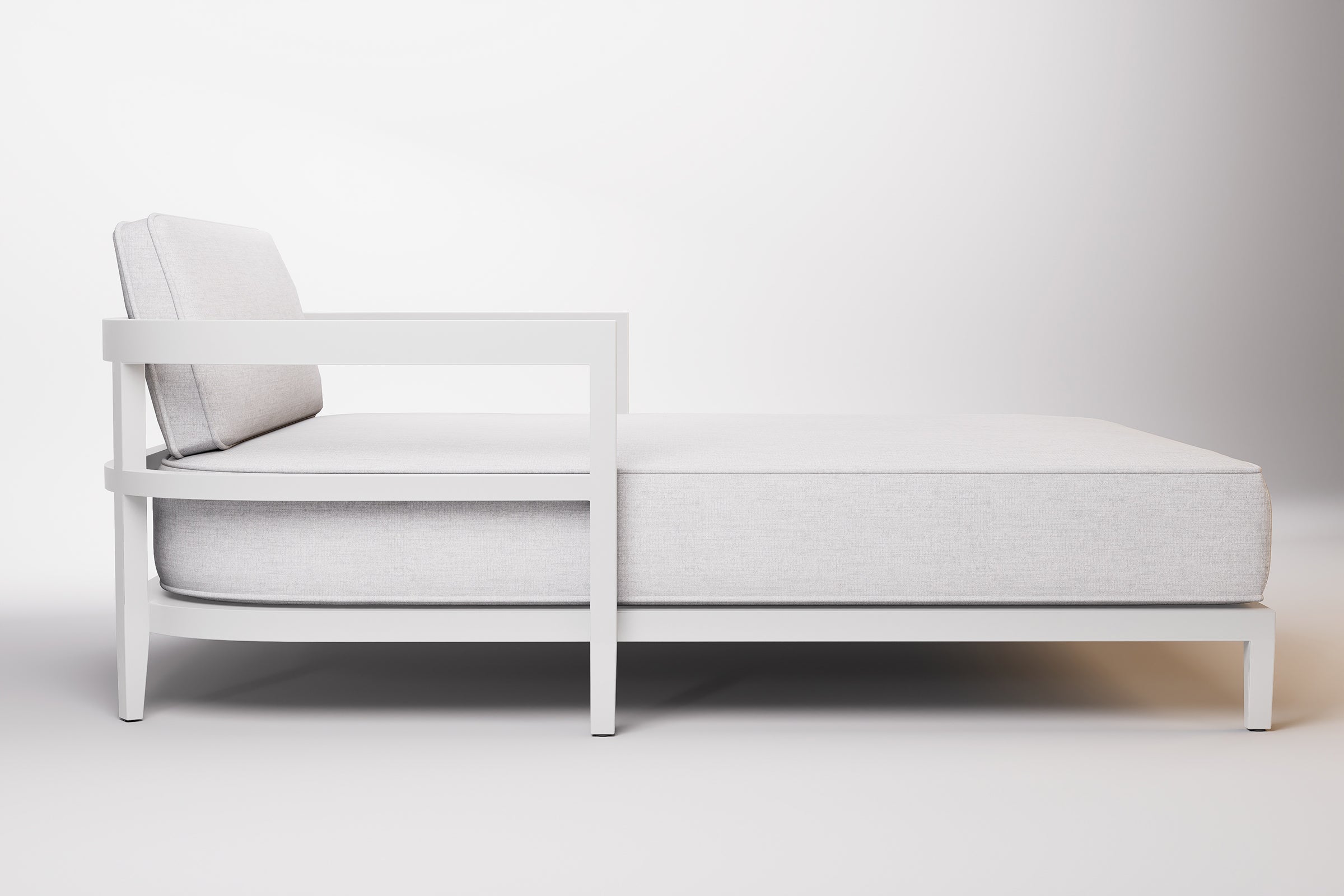 Rome Outdoor Daybed Aluminium Teak