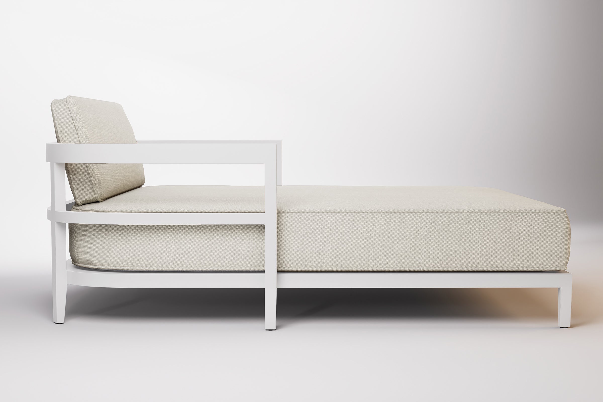 Rome Outdoor Daybed Aluminium Teak
