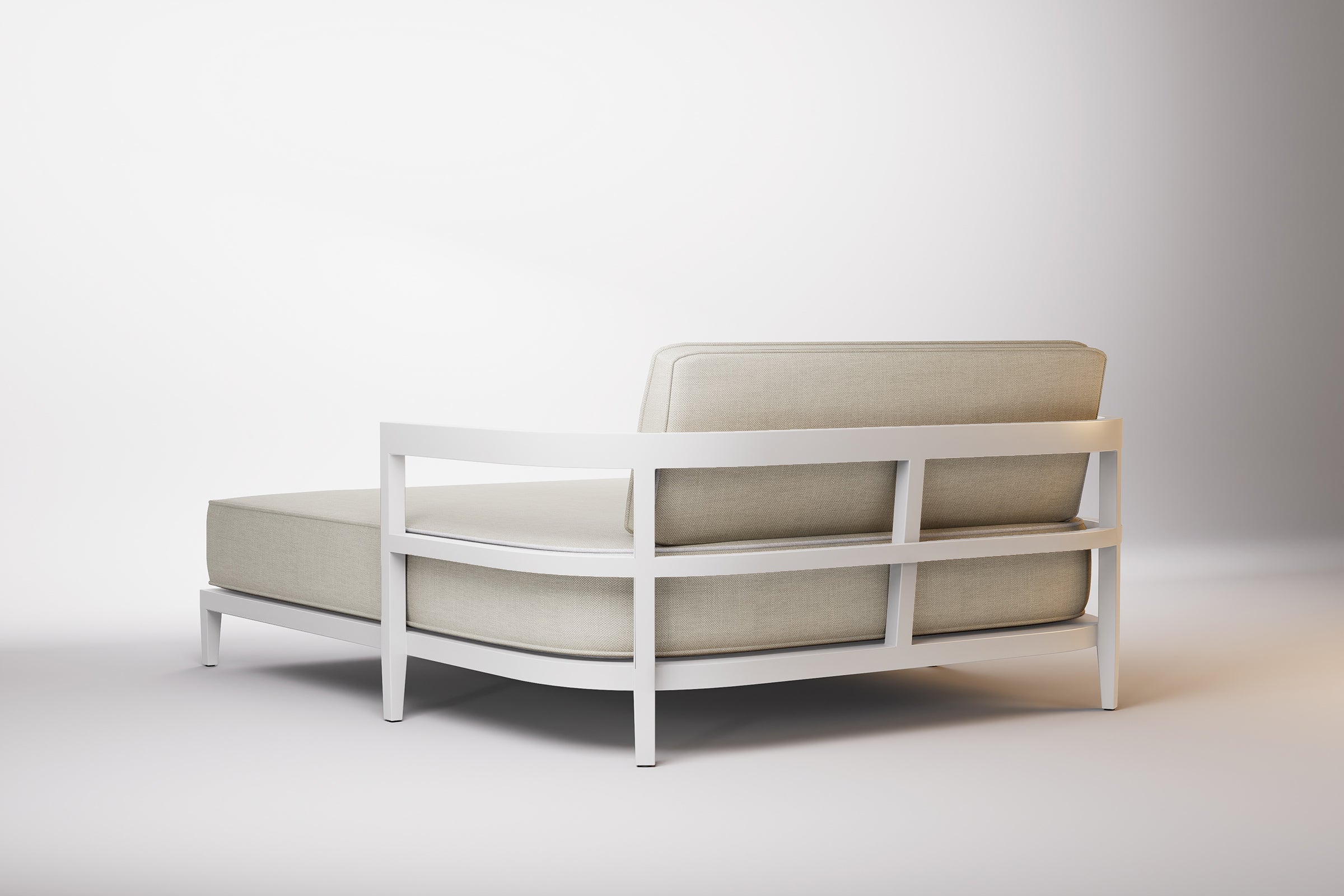 Rome Outdoor Daybed Aluminium Teak