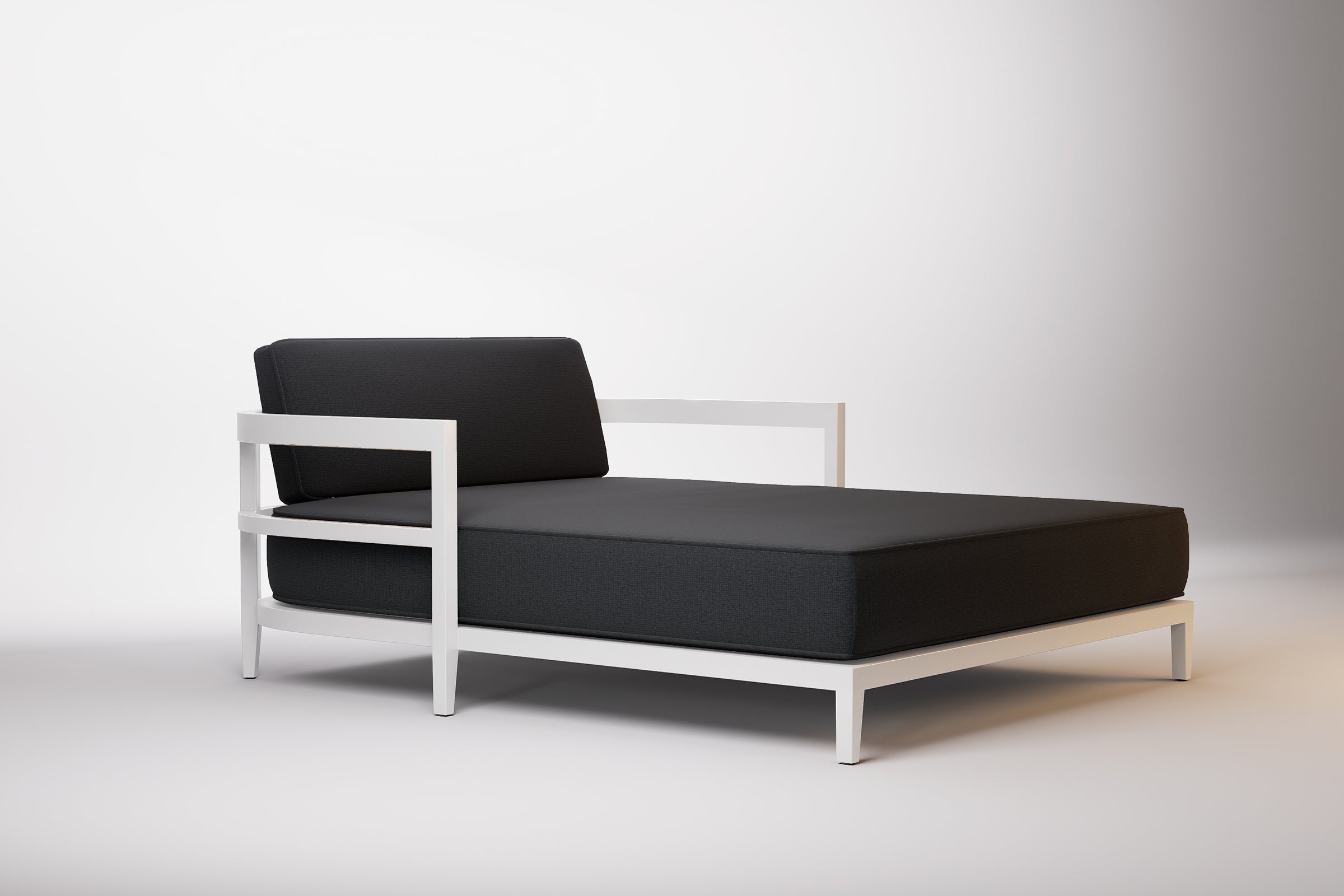 Rome Outdoor Daybed Aluminium Teak