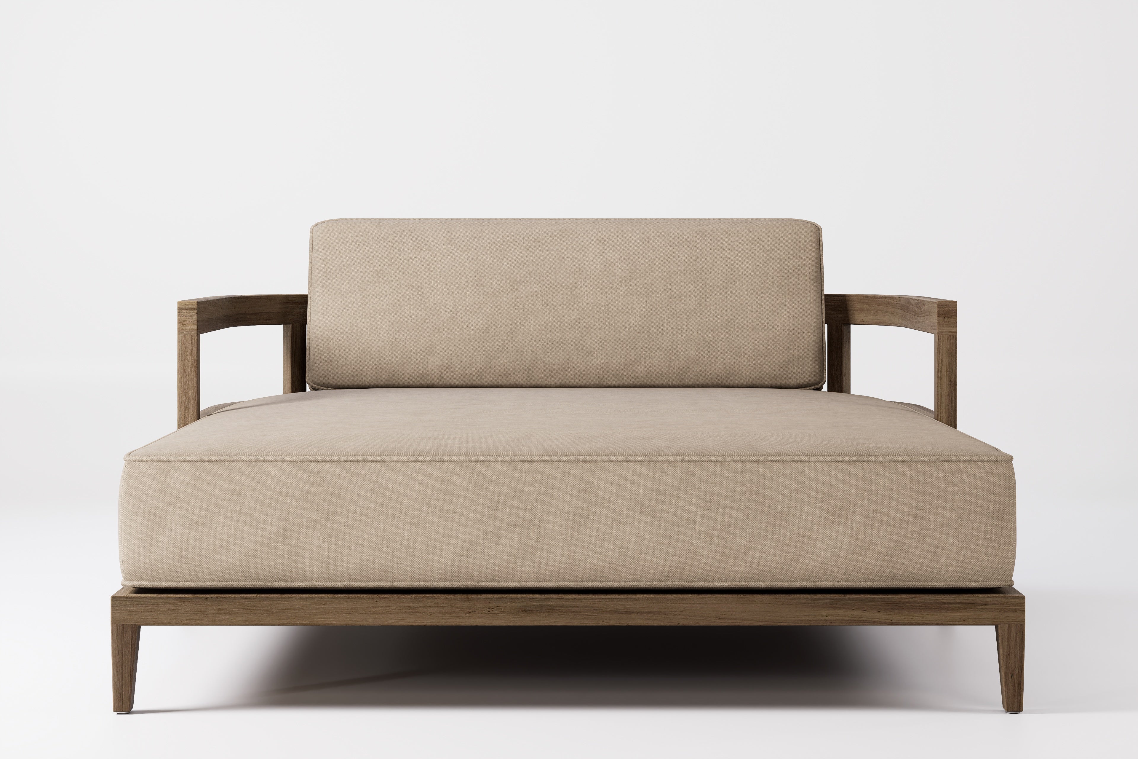 Rome Double Outdoor Daybed Teak