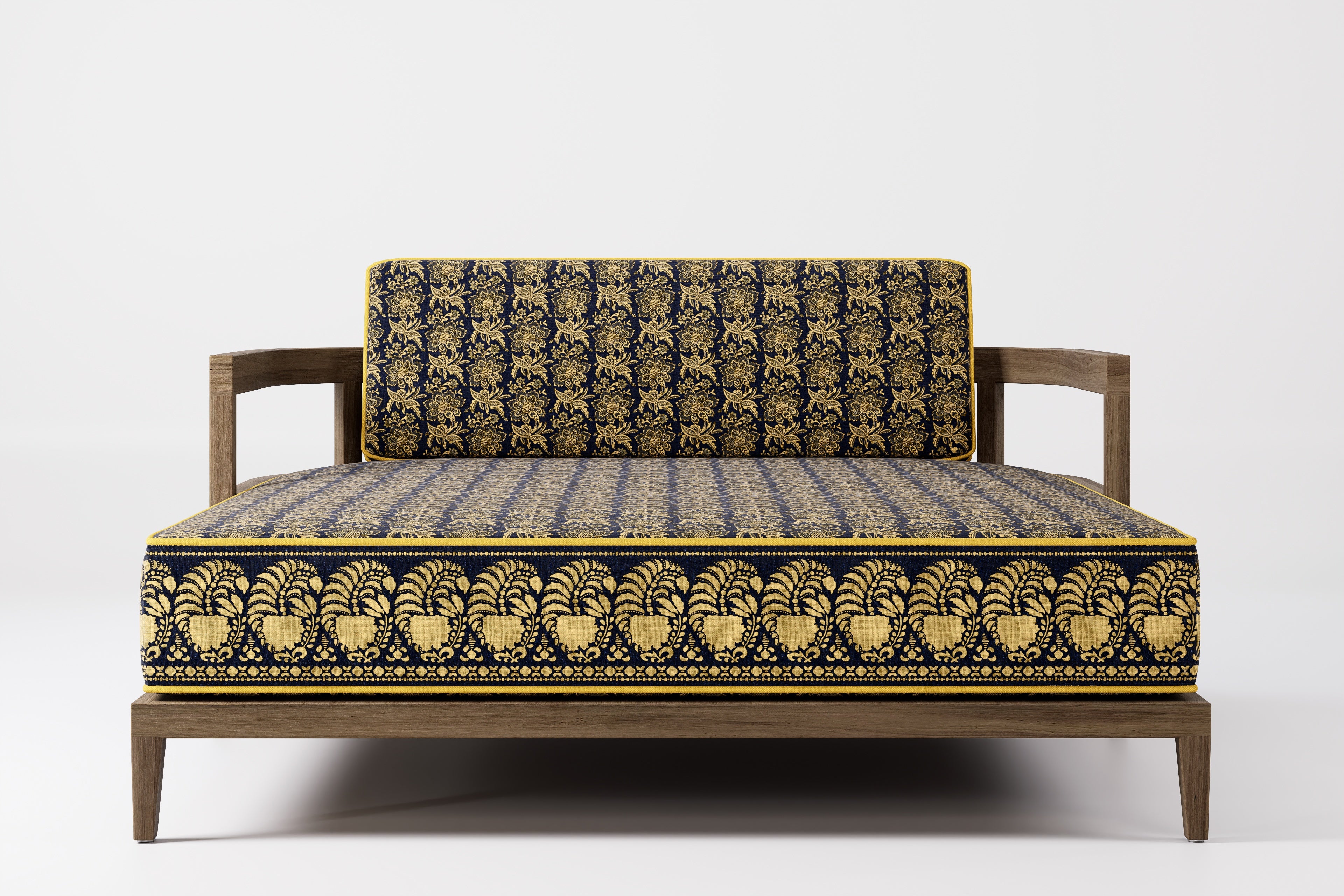 Rome Double Outdoor Daybed Teak (Boteh)