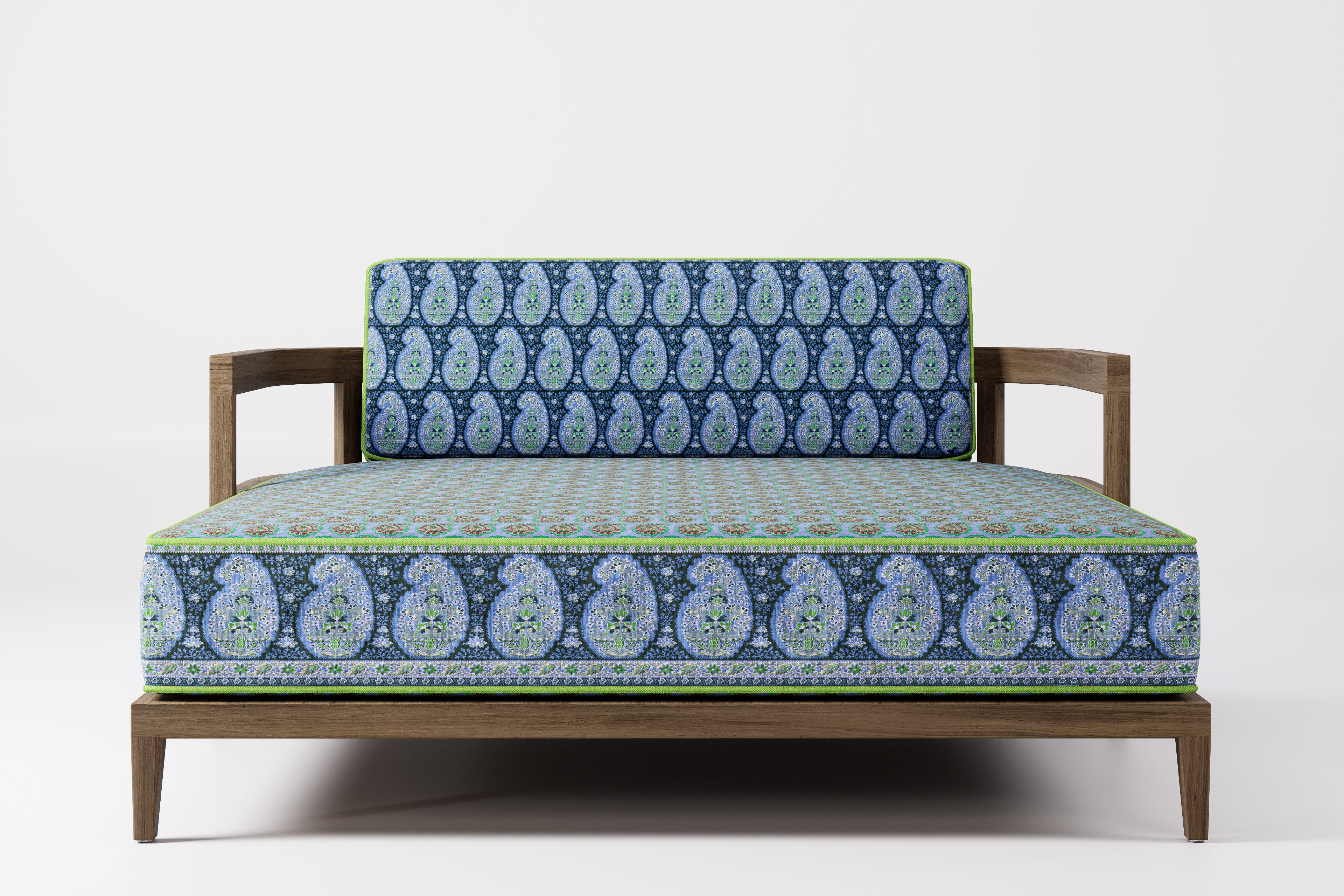 Rome Double Outdoor Daybed Teak (Boteh)