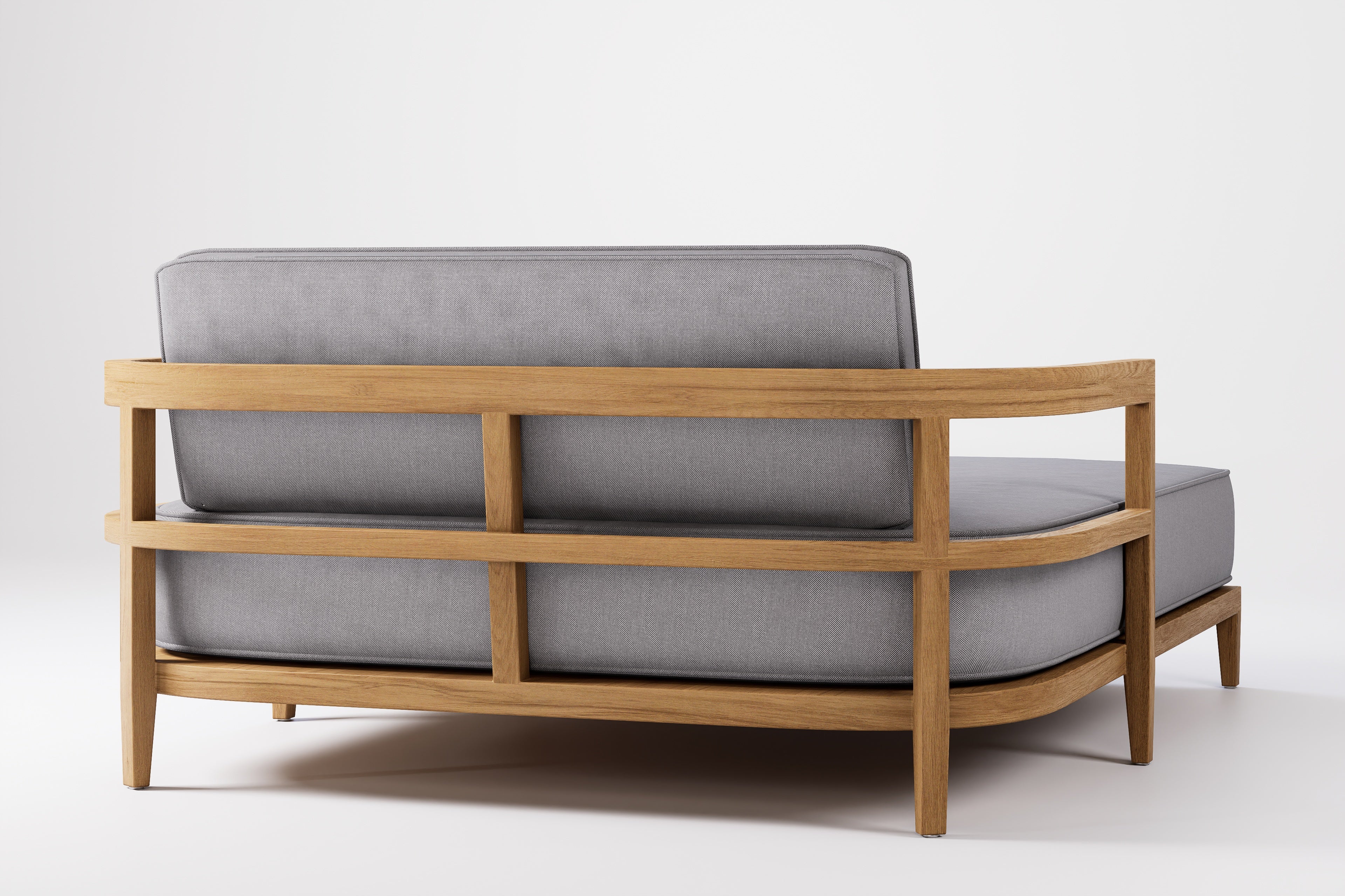 Rome Double Outdoor Daybed Teak - Quick Ship