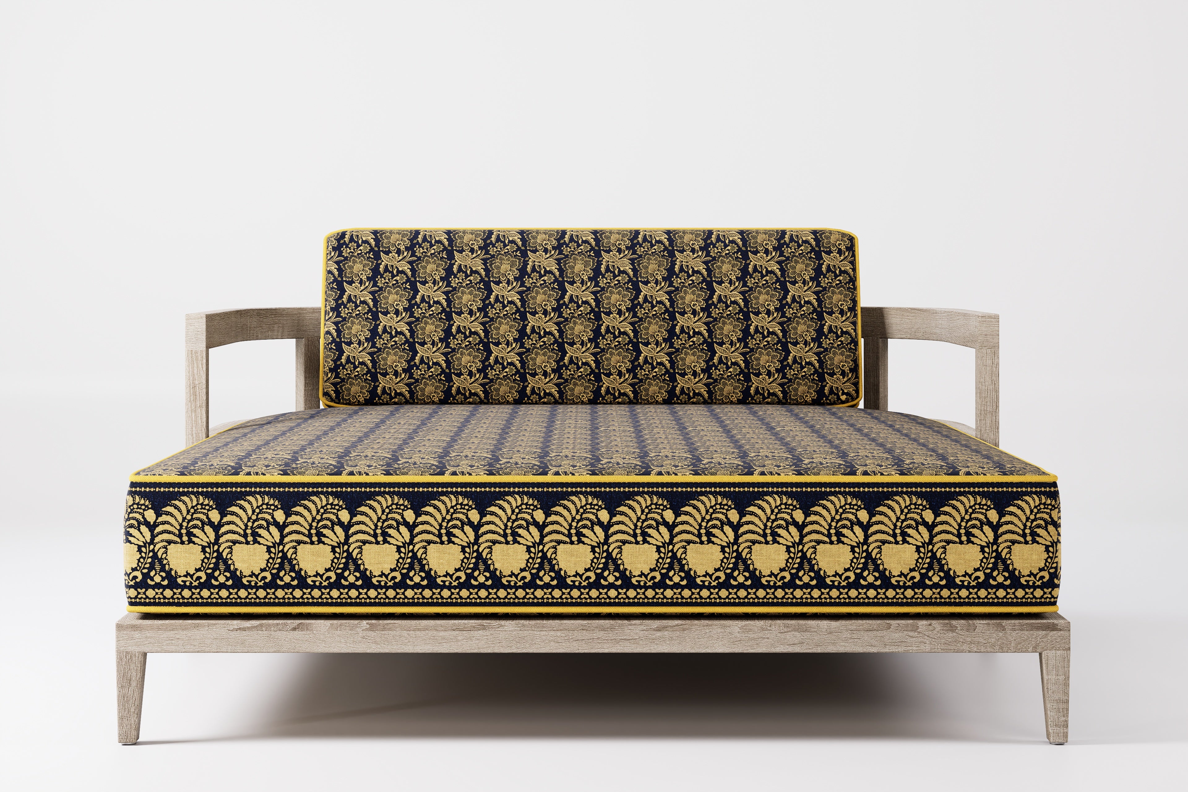 Rome Double Outdoor Daybed Teak (Boteh)