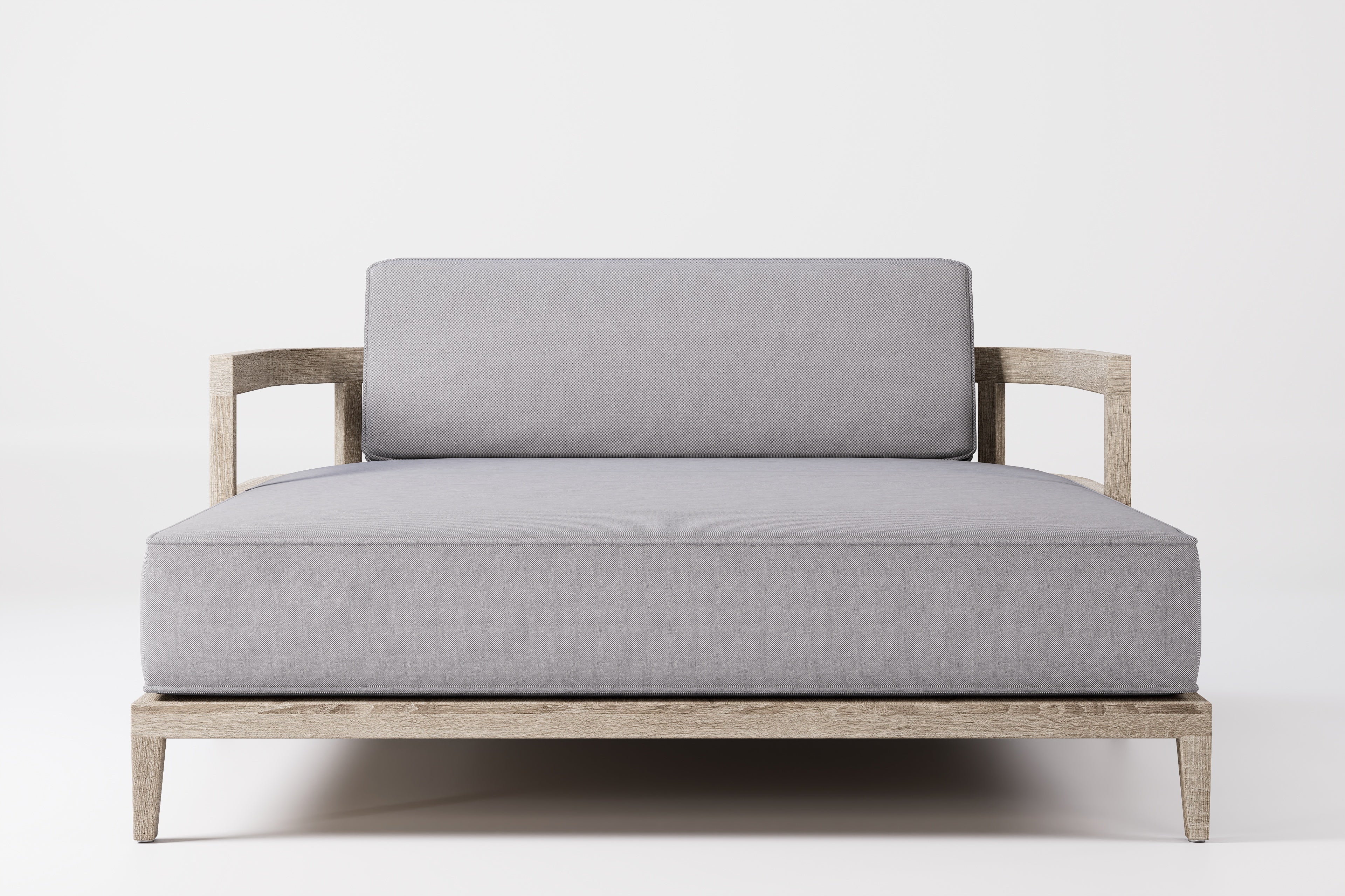 Rome Double Outdoor Daybed Teak - Quick Ship