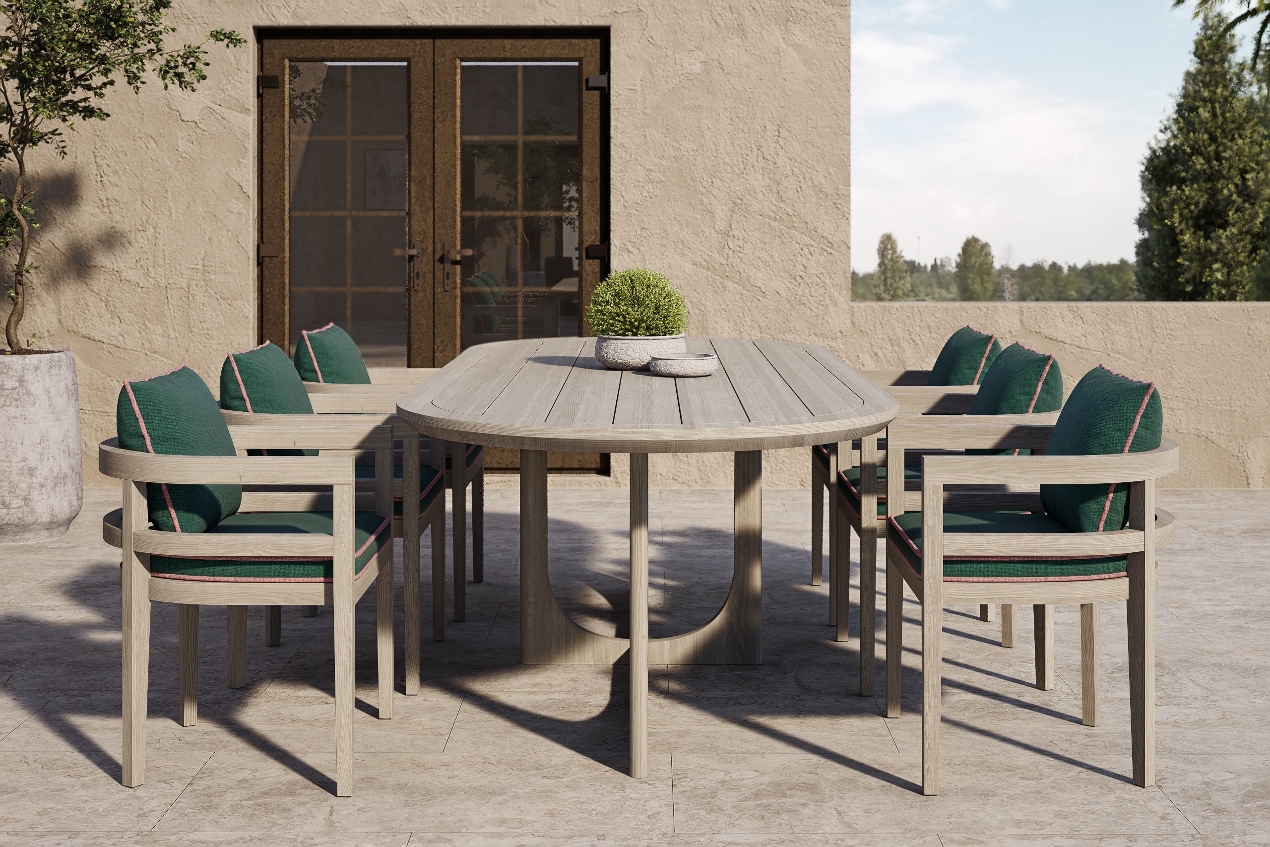 Rome Outdoor Dining Chair Teak