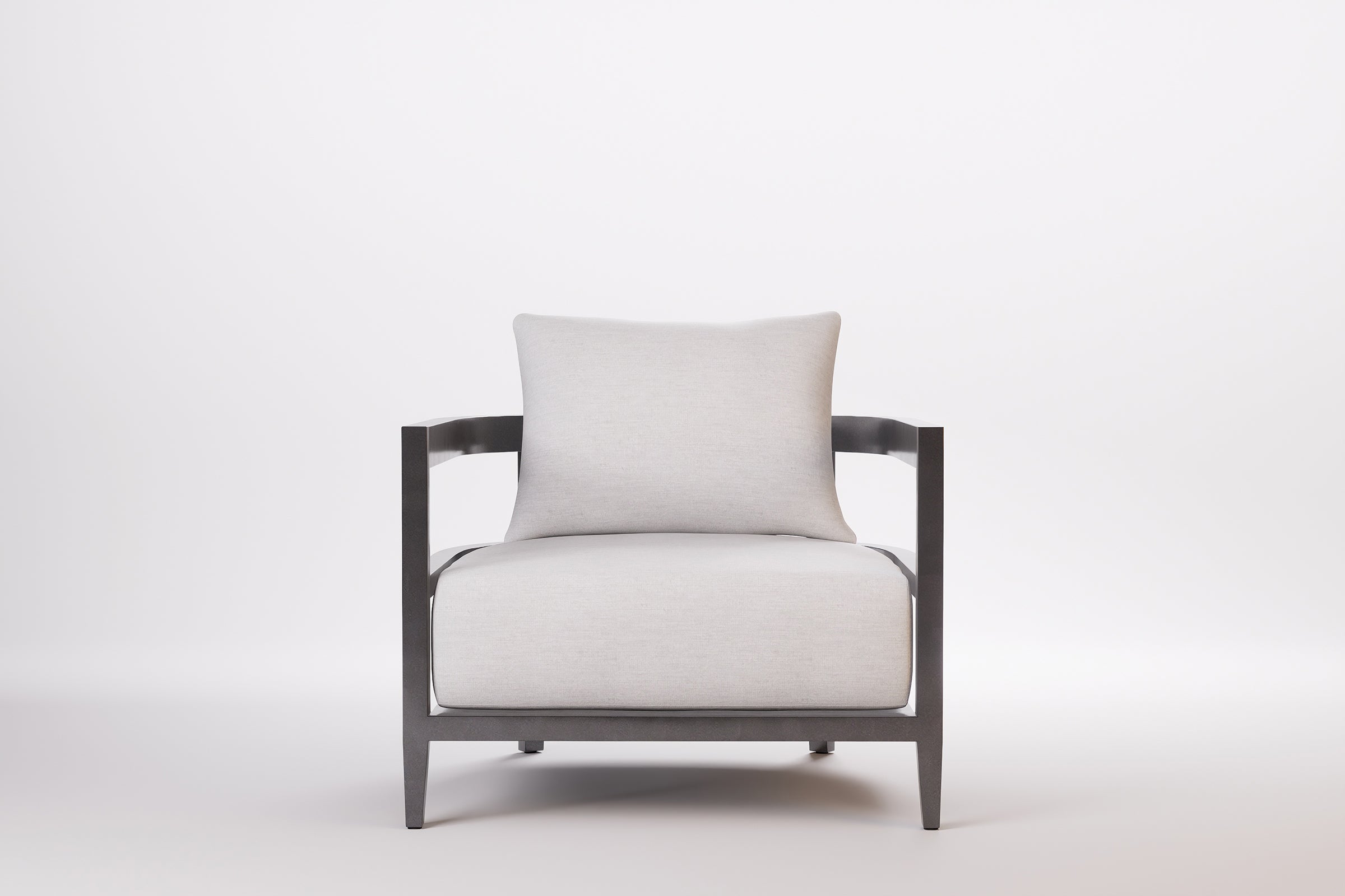 Rome Outdoor Lounge Armchair Aluminium