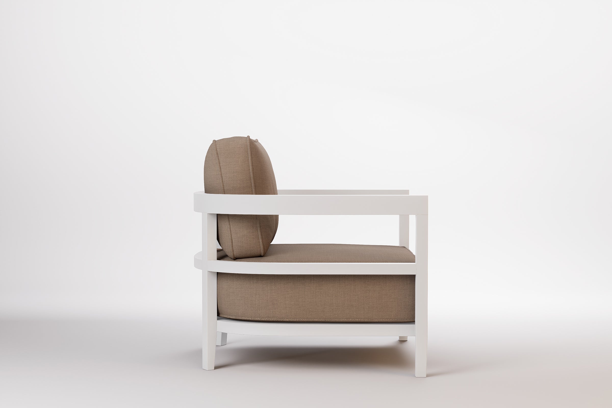 Rome Outdoor Lounge Armchair Aluminium