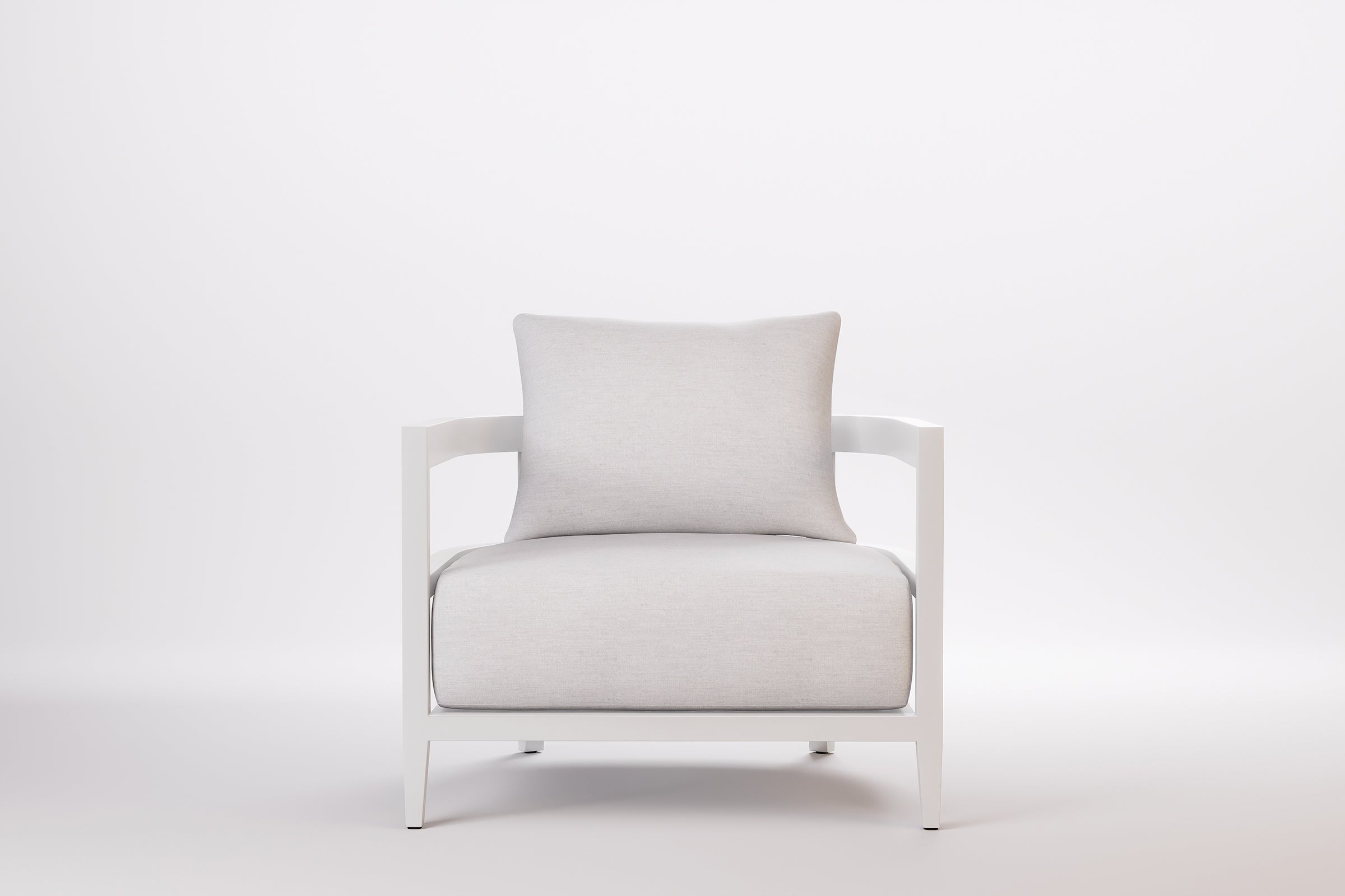 Rome Outdoor Lounge Armchair Aluminium