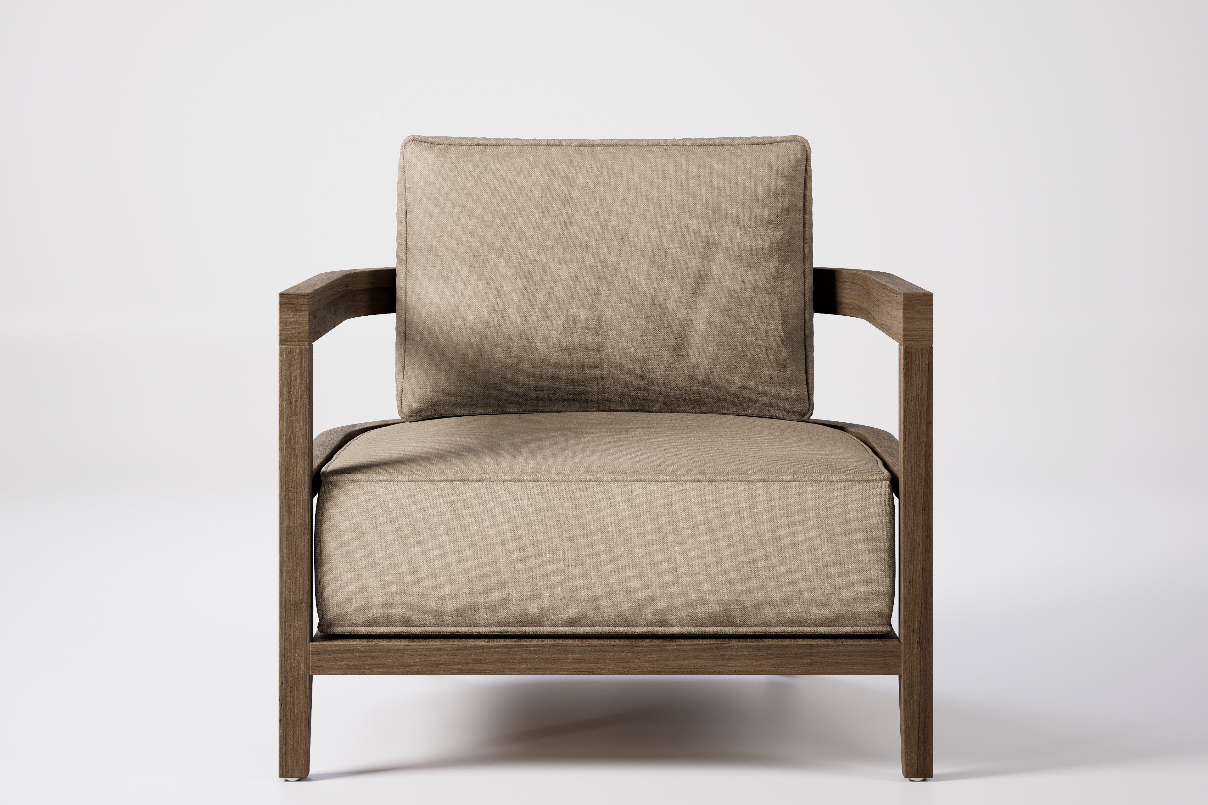 Rome Outdoor Lounge Armchair Teak