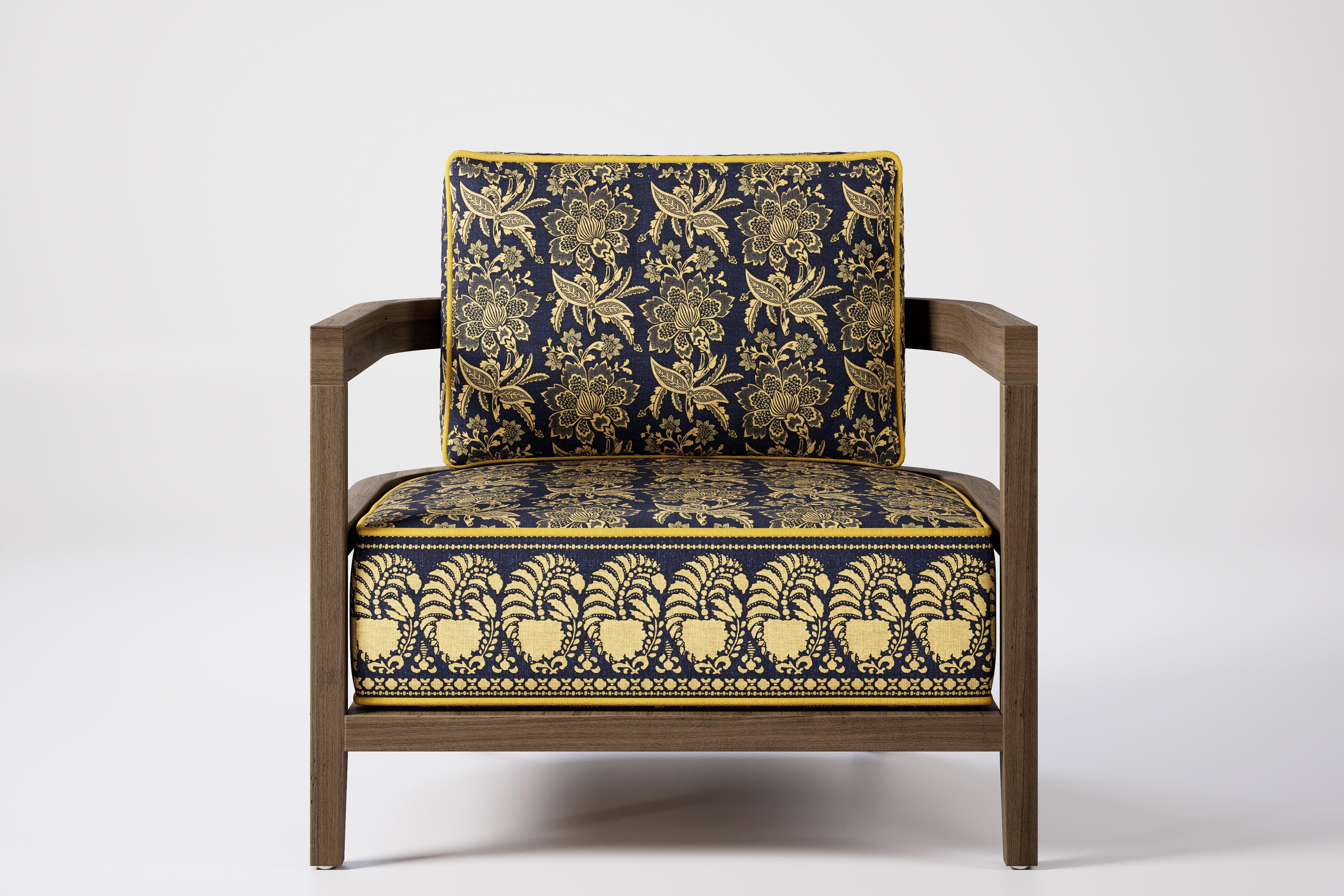 Rome Outdoor Lounge Armchair Teak (Boteh)