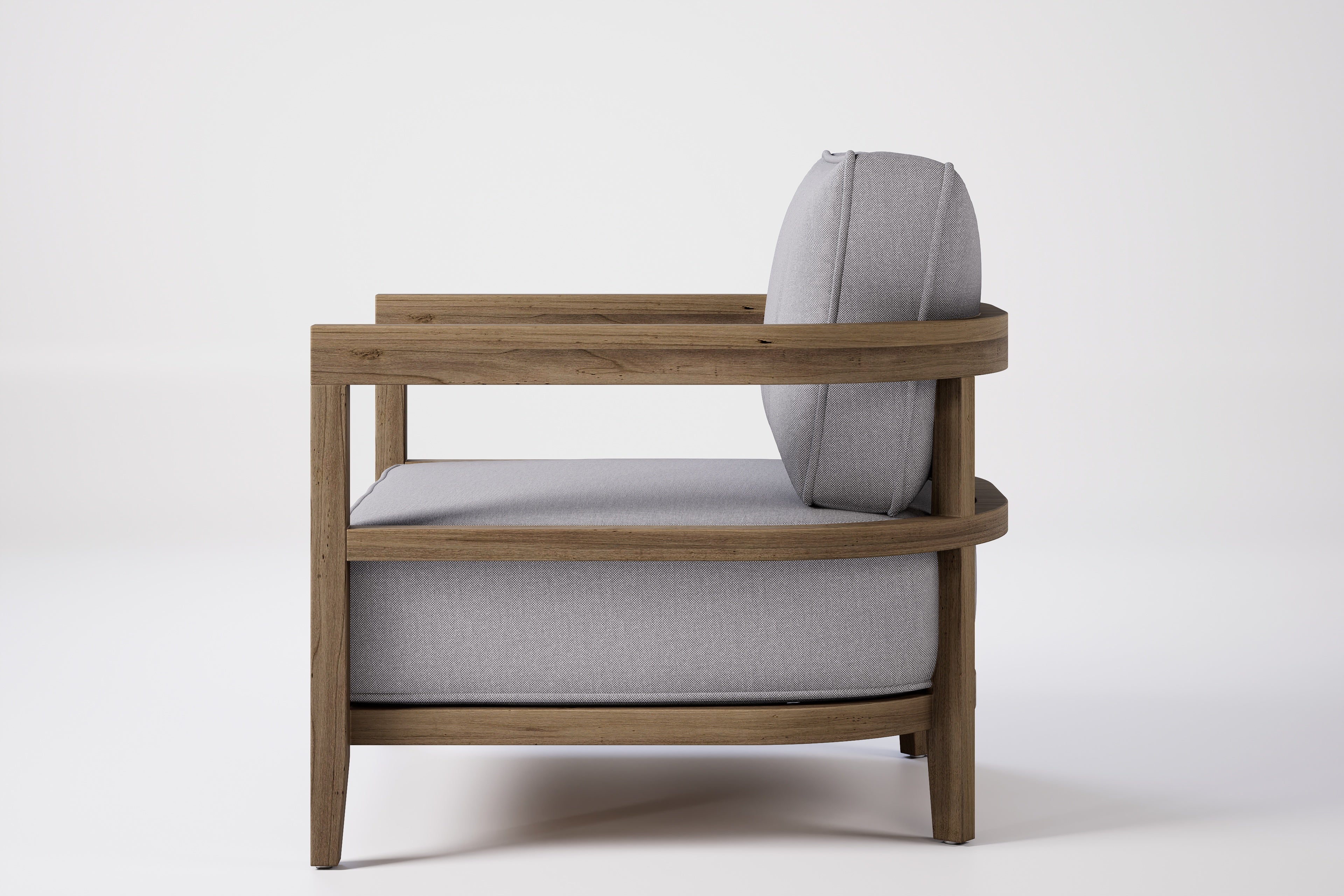 Rome Outdoor Lounge Armchair Teak