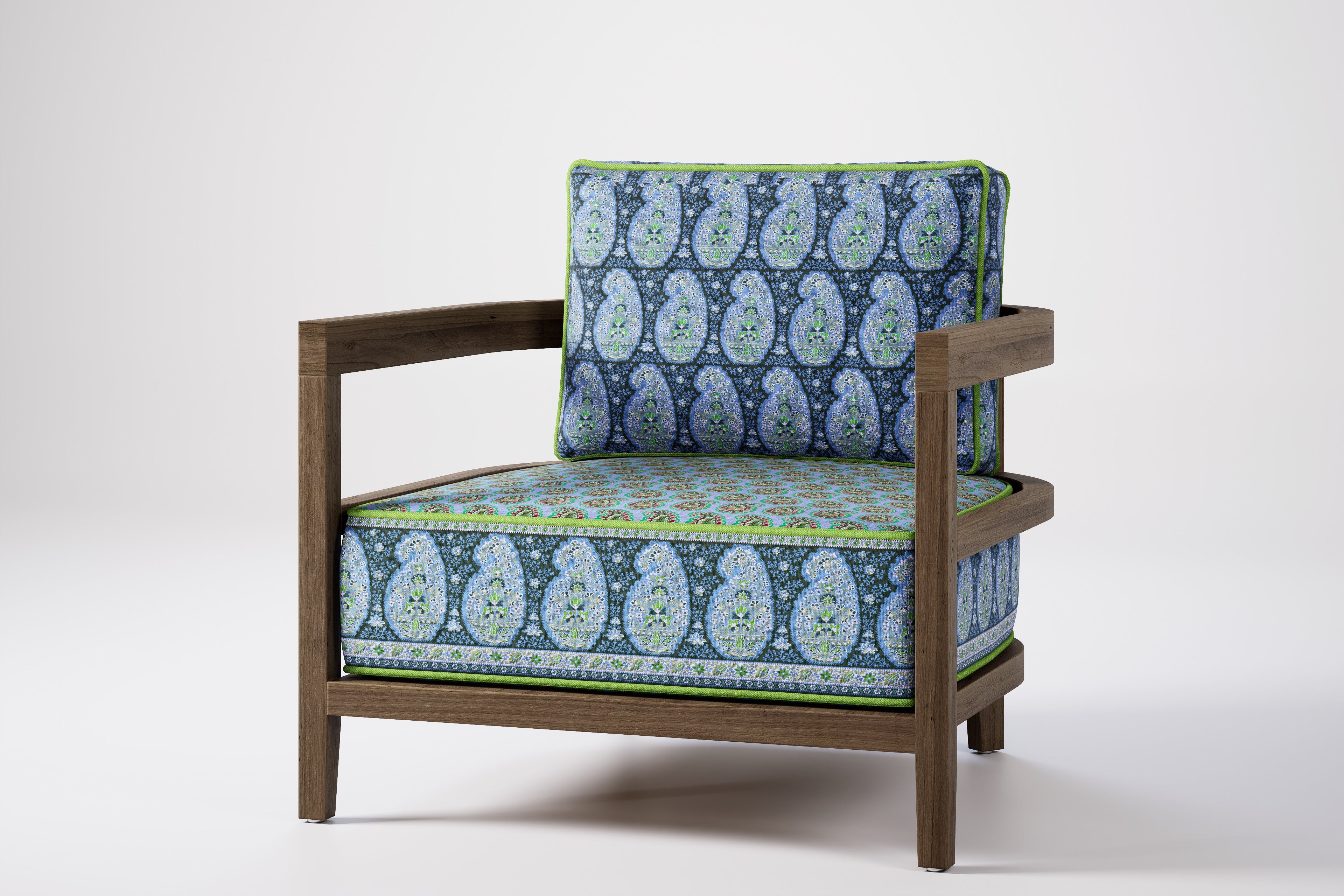 Rome Outdoor Lounge Armchair Teak (Boteh)