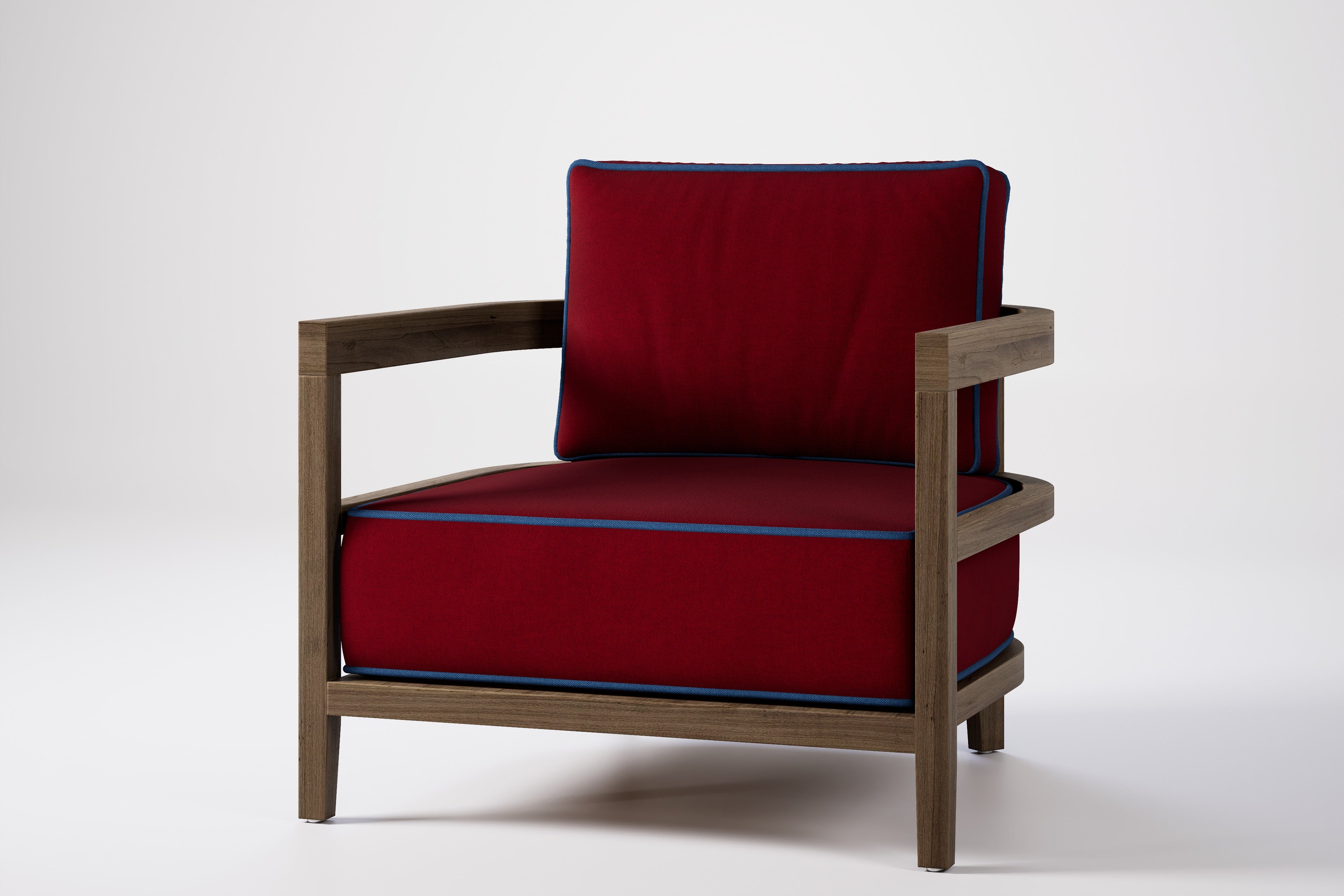 Rome Outdoor Lounge Armchair Teak