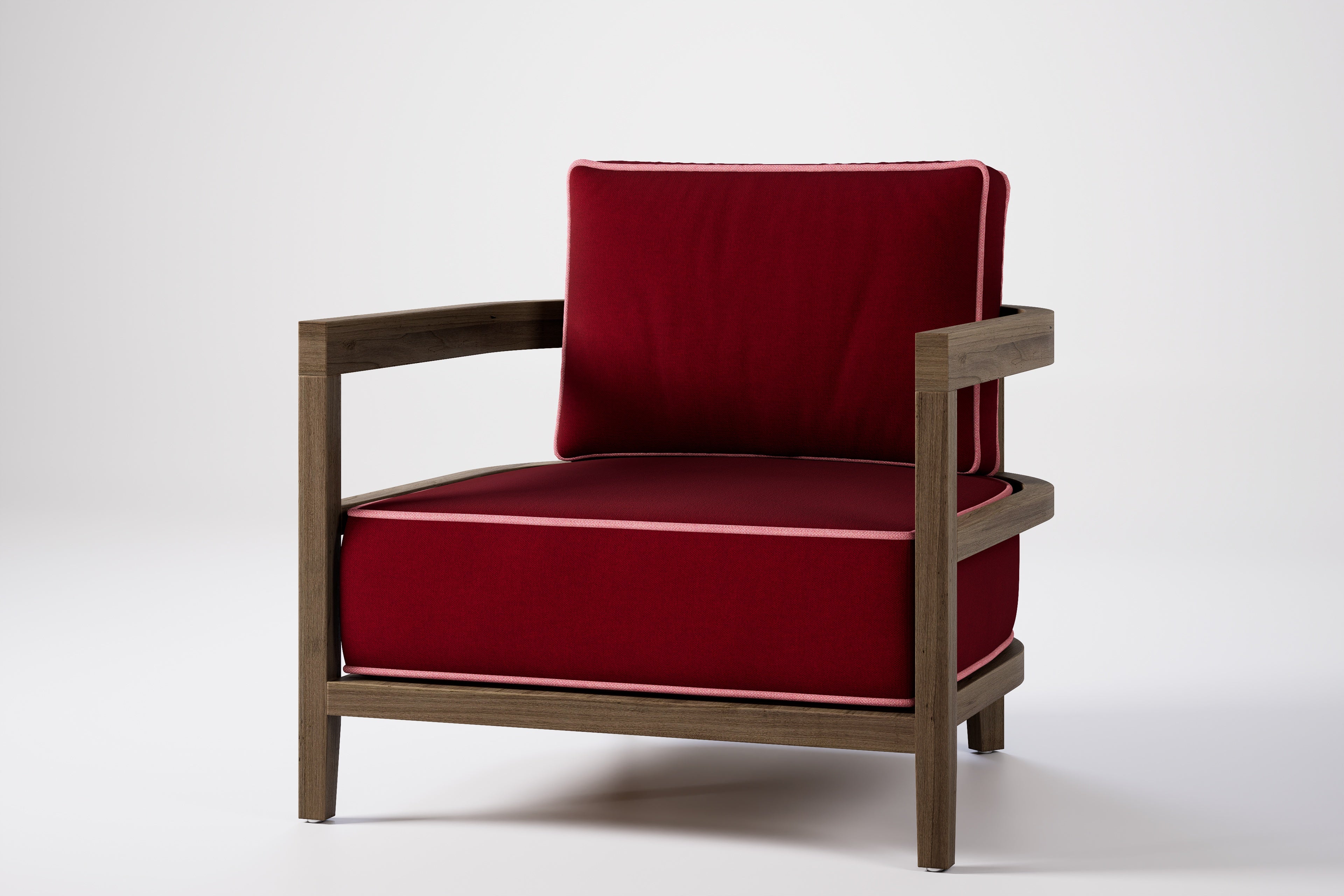 Rome Outdoor Lounge Armchair Teak