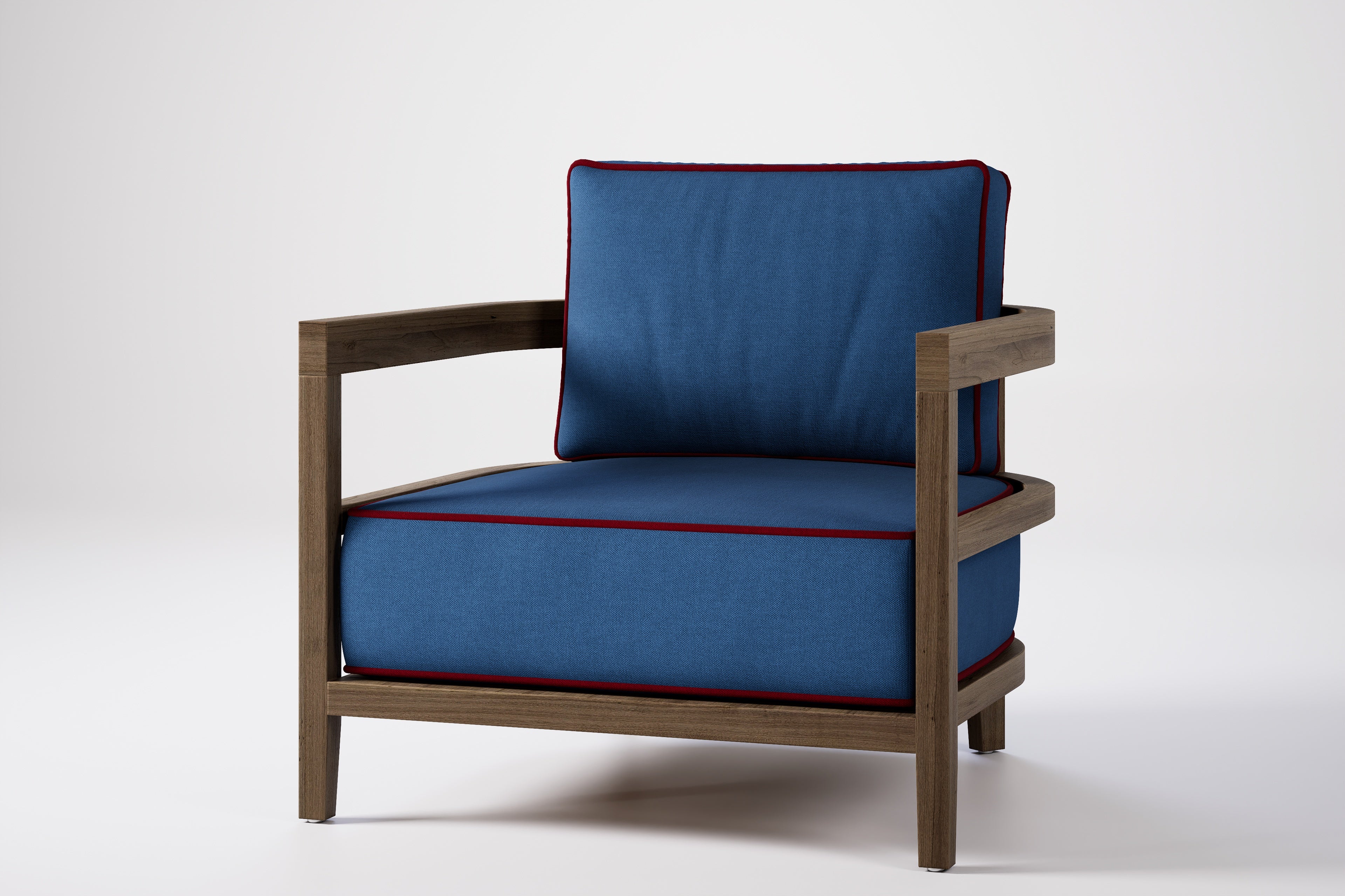 Rome Outdoor Lounge Armchair Teak