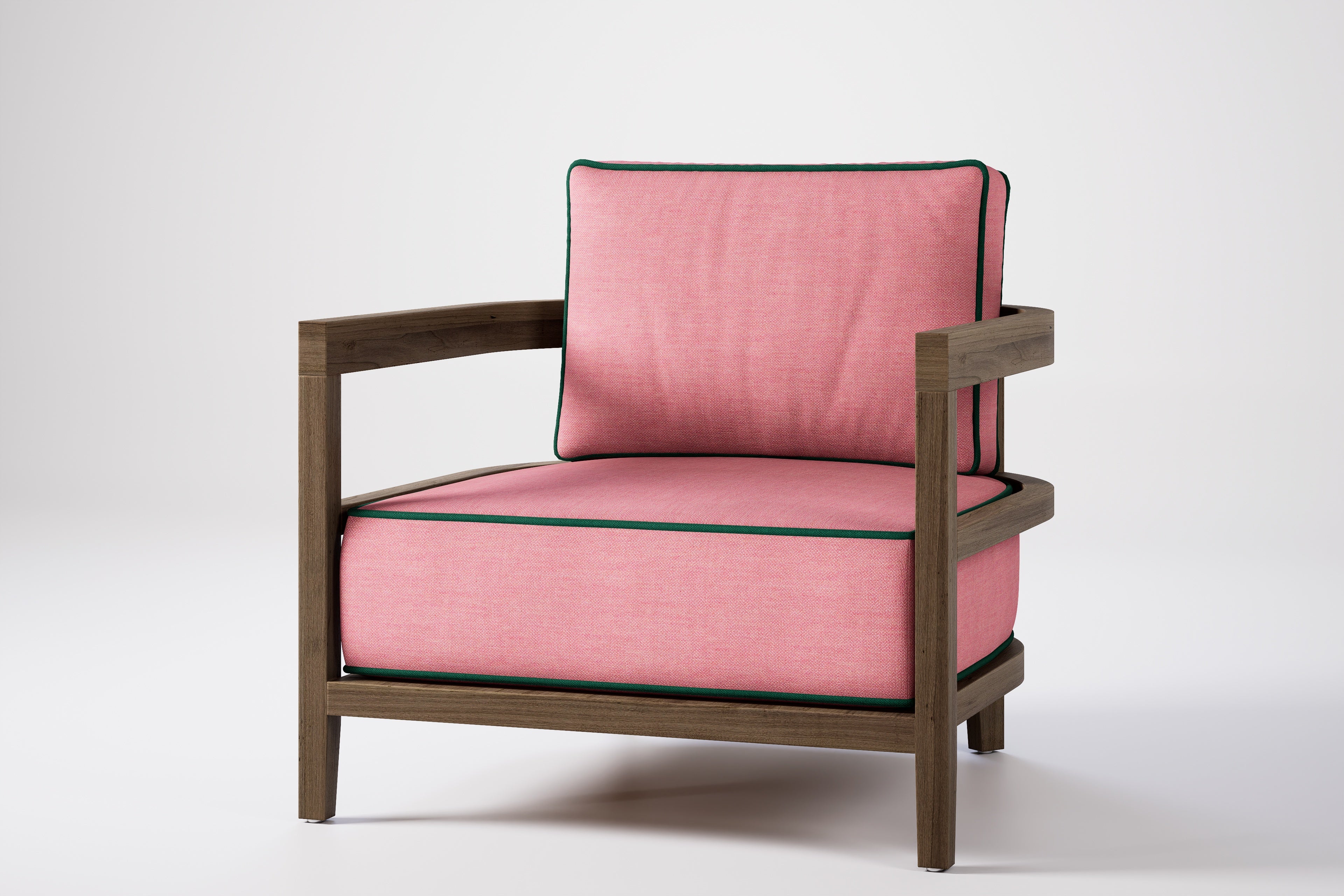 Rome Outdoor Lounge Armchair Teak