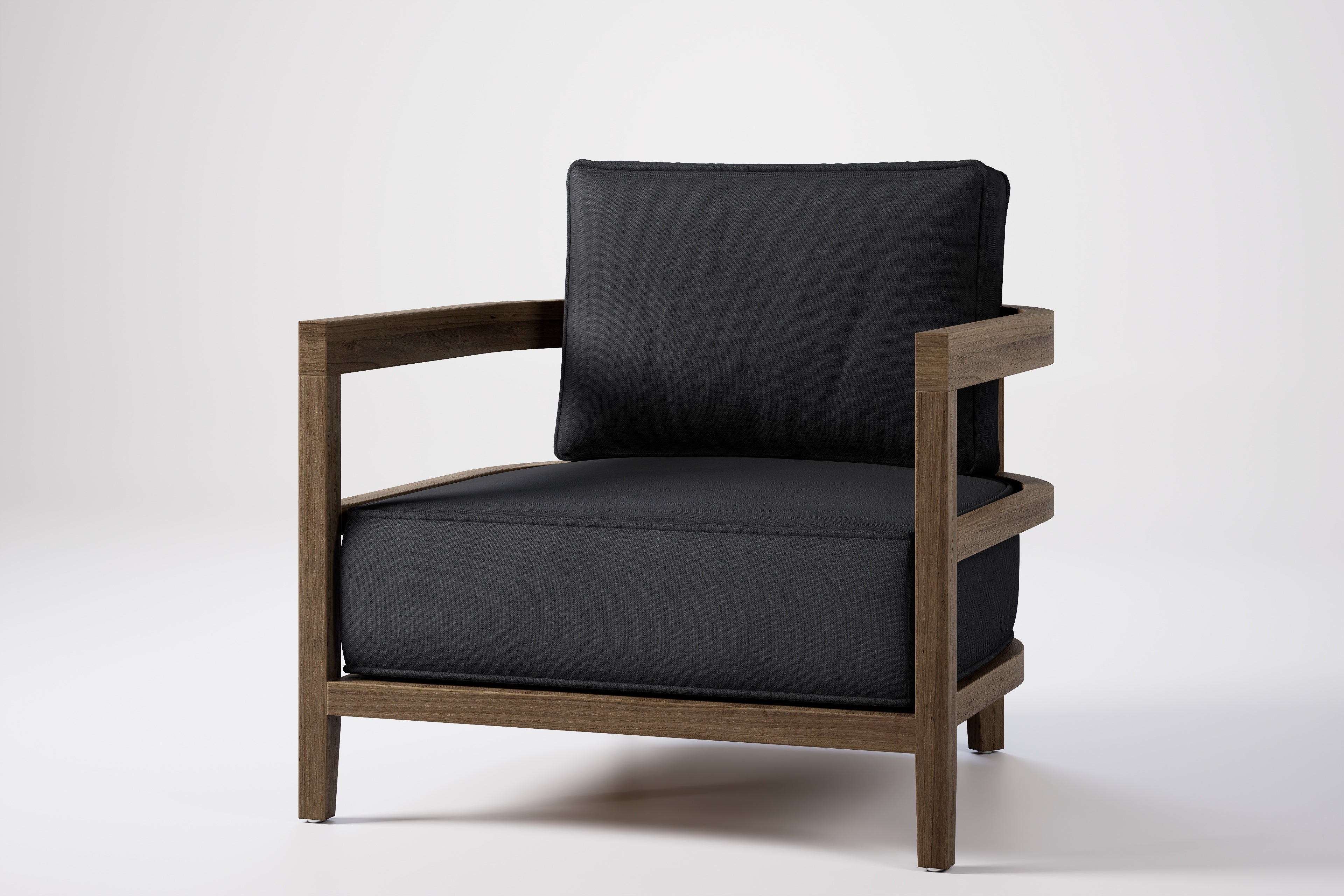 Rome Outdoor Lounge Armchair Teak