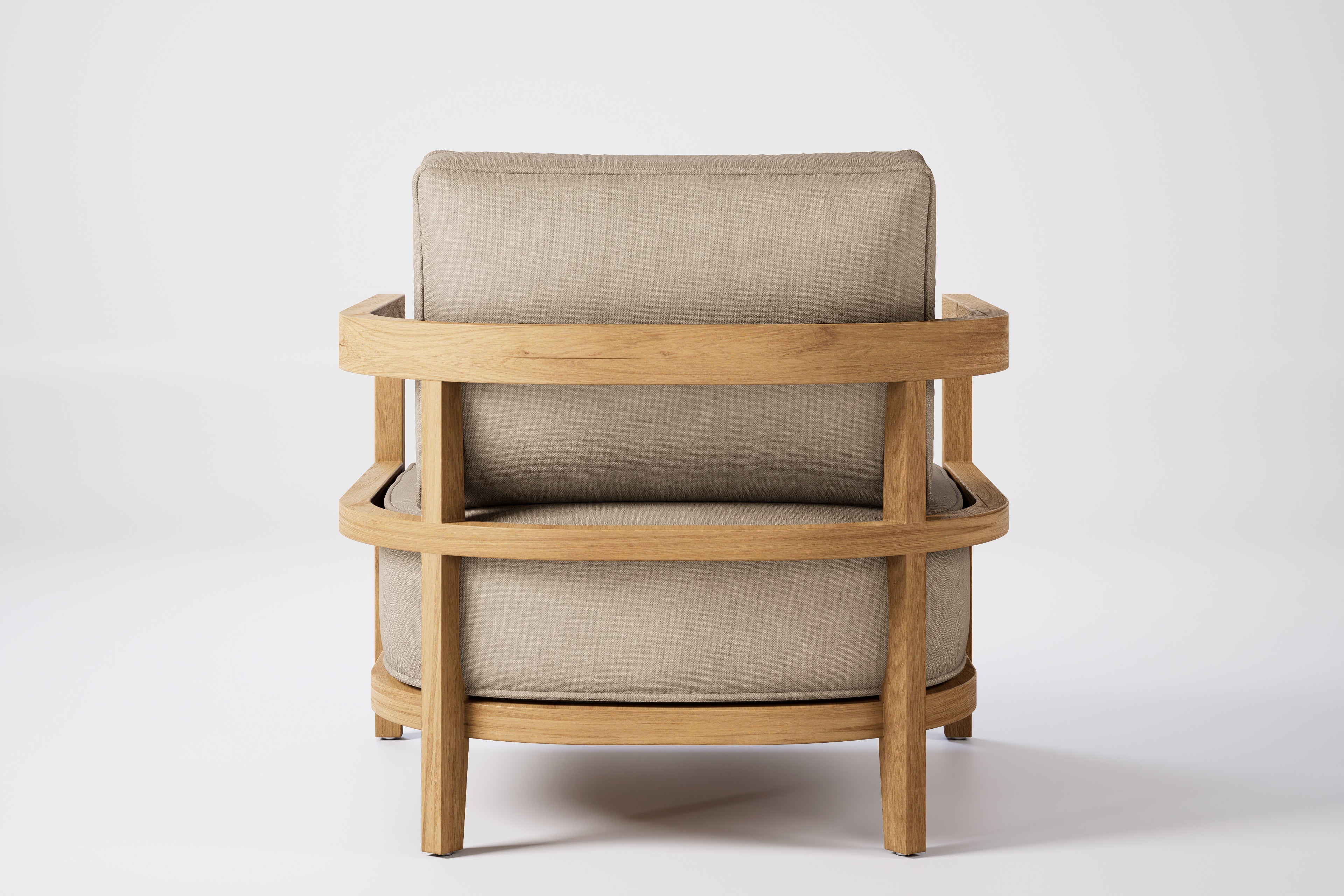 Rome Outdoor Lounge Armchair Teak