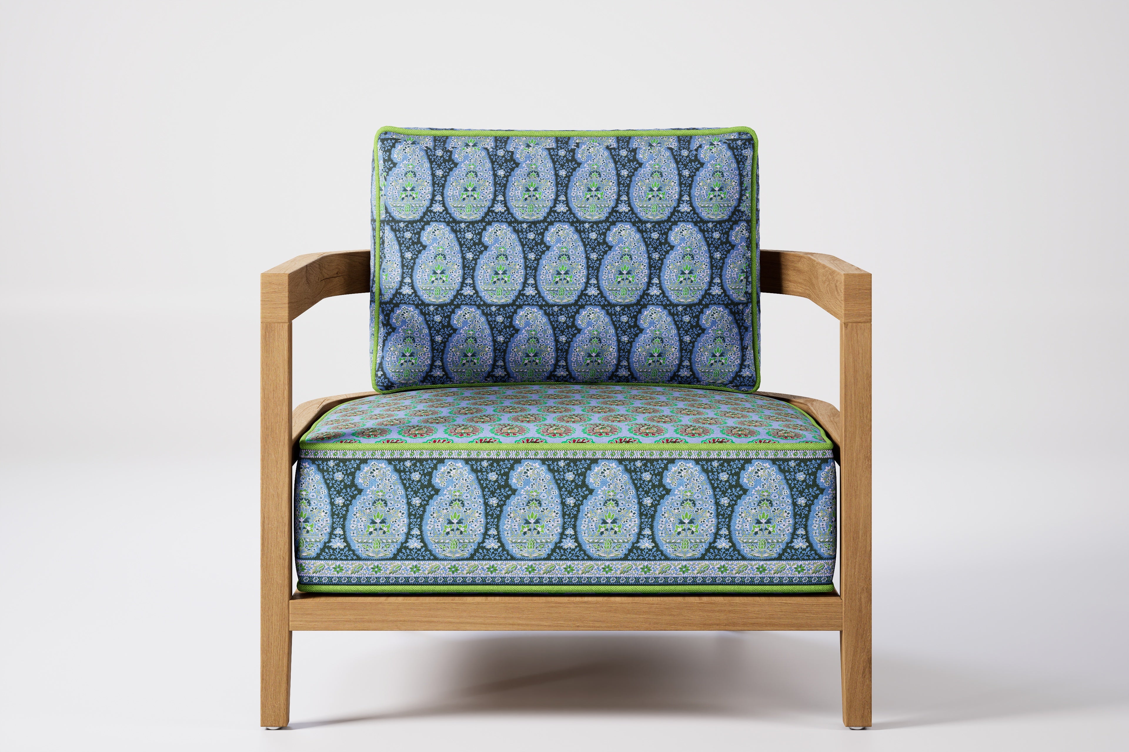 Rome Outdoor Lounge Armchair Teak (Boteh)