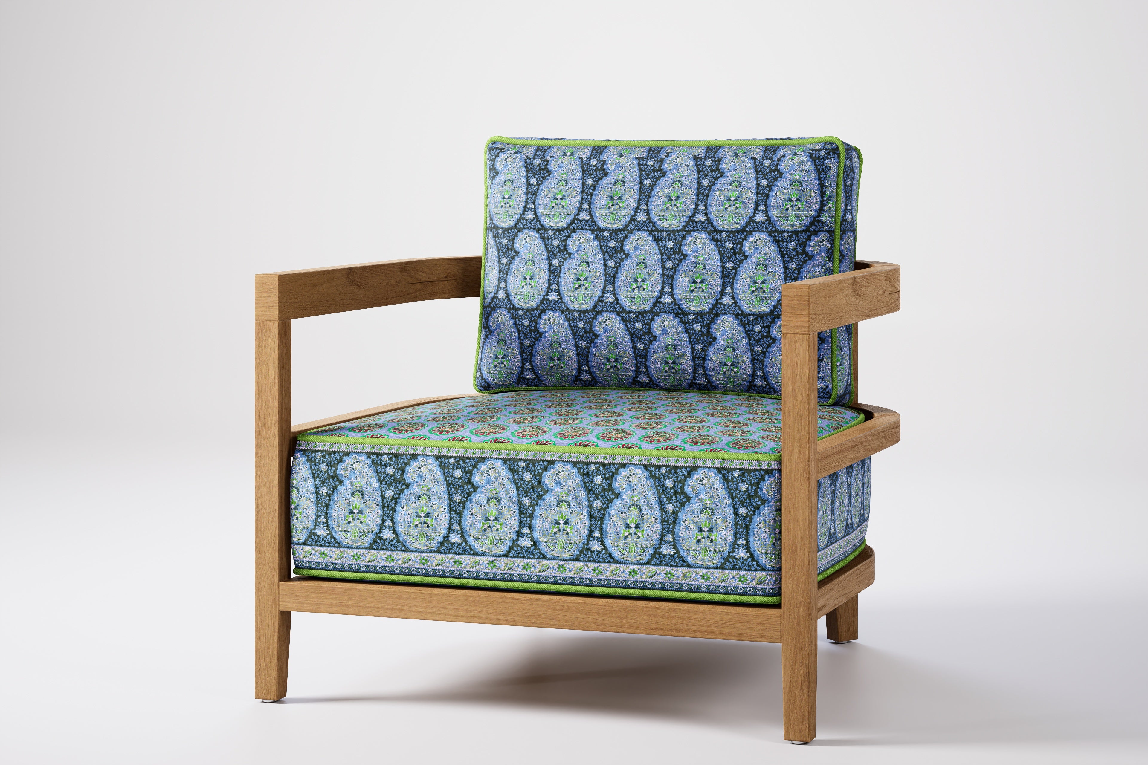 Rome Outdoor Lounge Armchair Teak (Boteh)