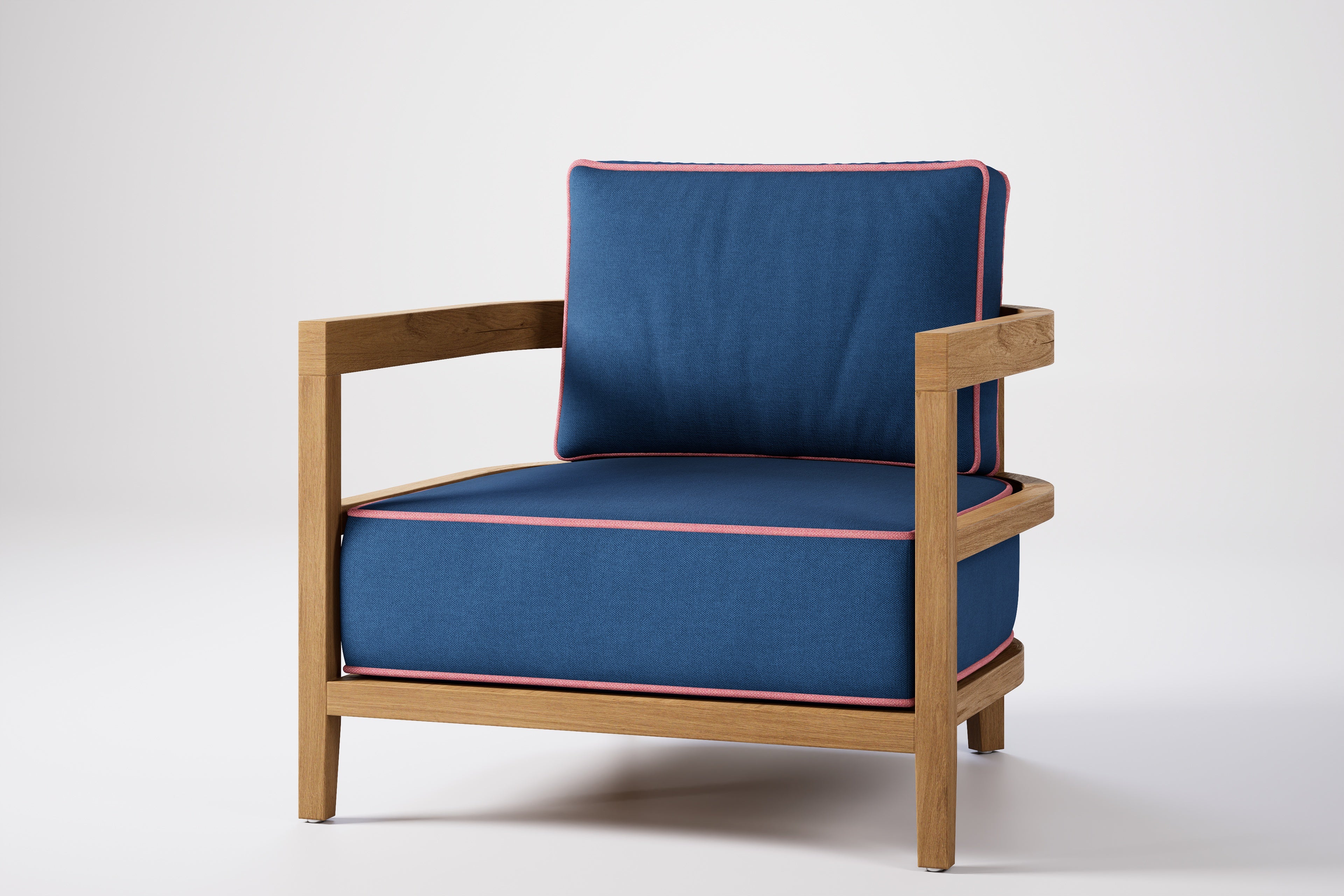 Rome Outdoor Lounge Armchair Teak