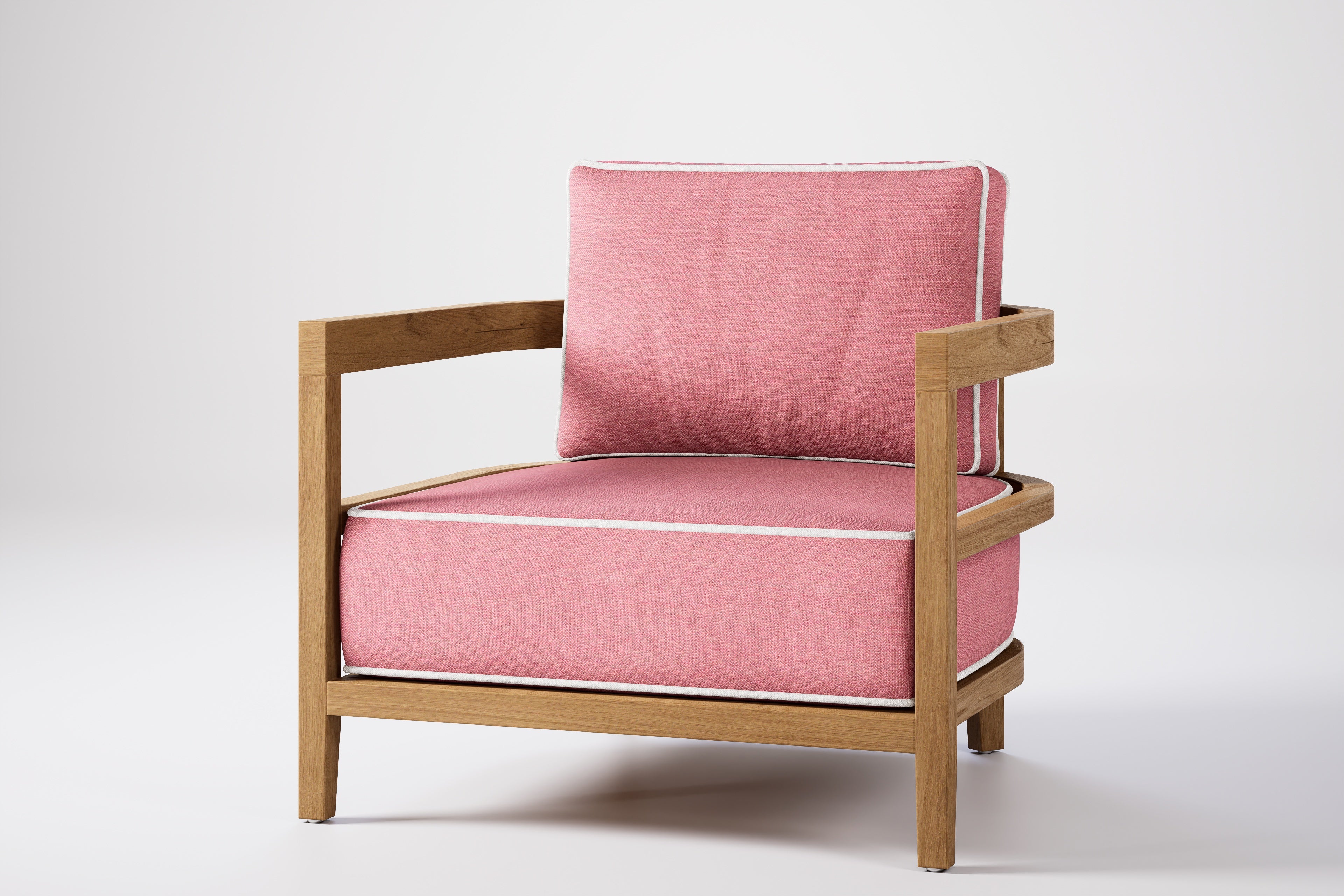 Rome Outdoor Lounge Armchair Teak