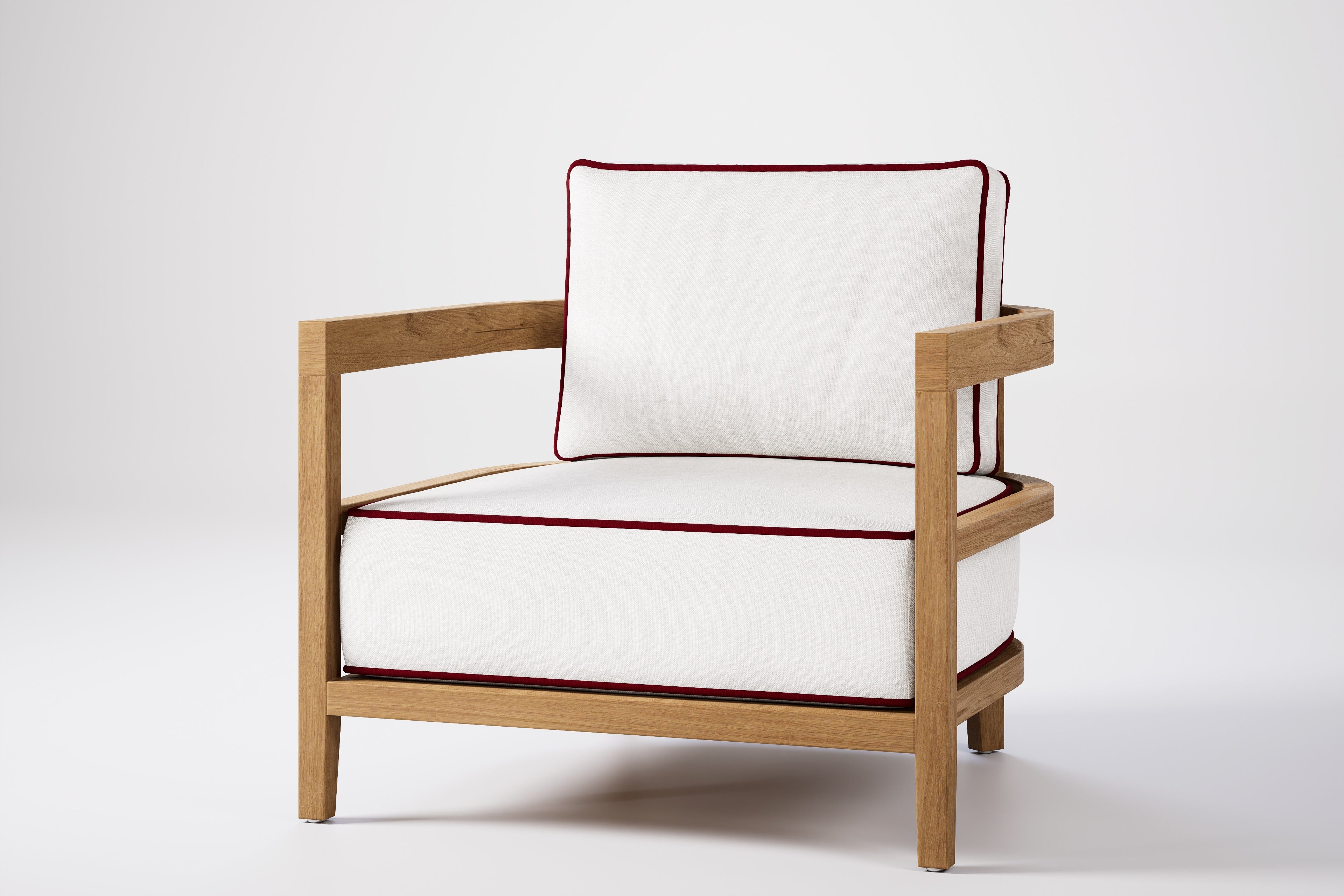 Rome Outdoor Lounge Armchair Teak