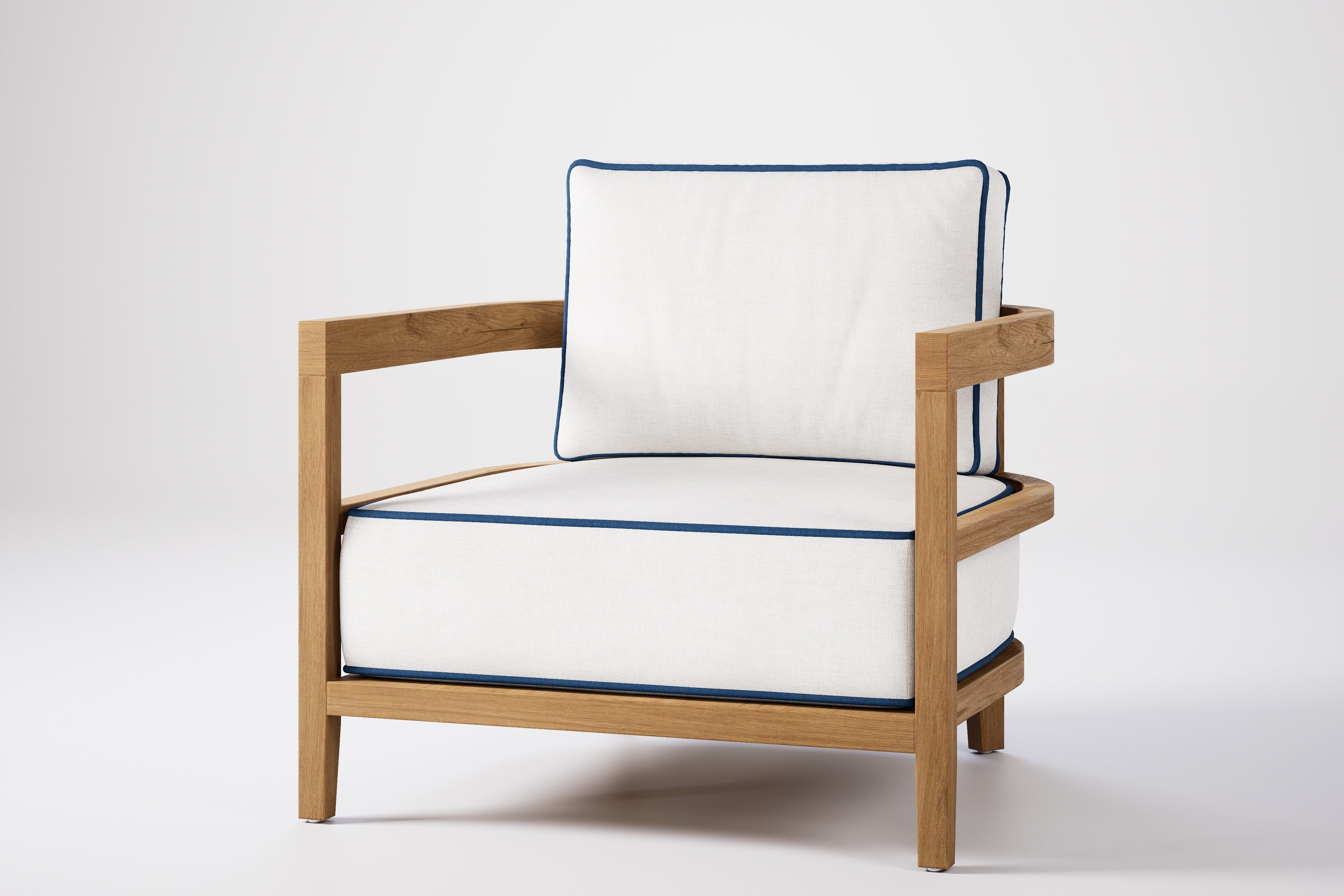 Rome Outdoor Lounge Armchair Teak
