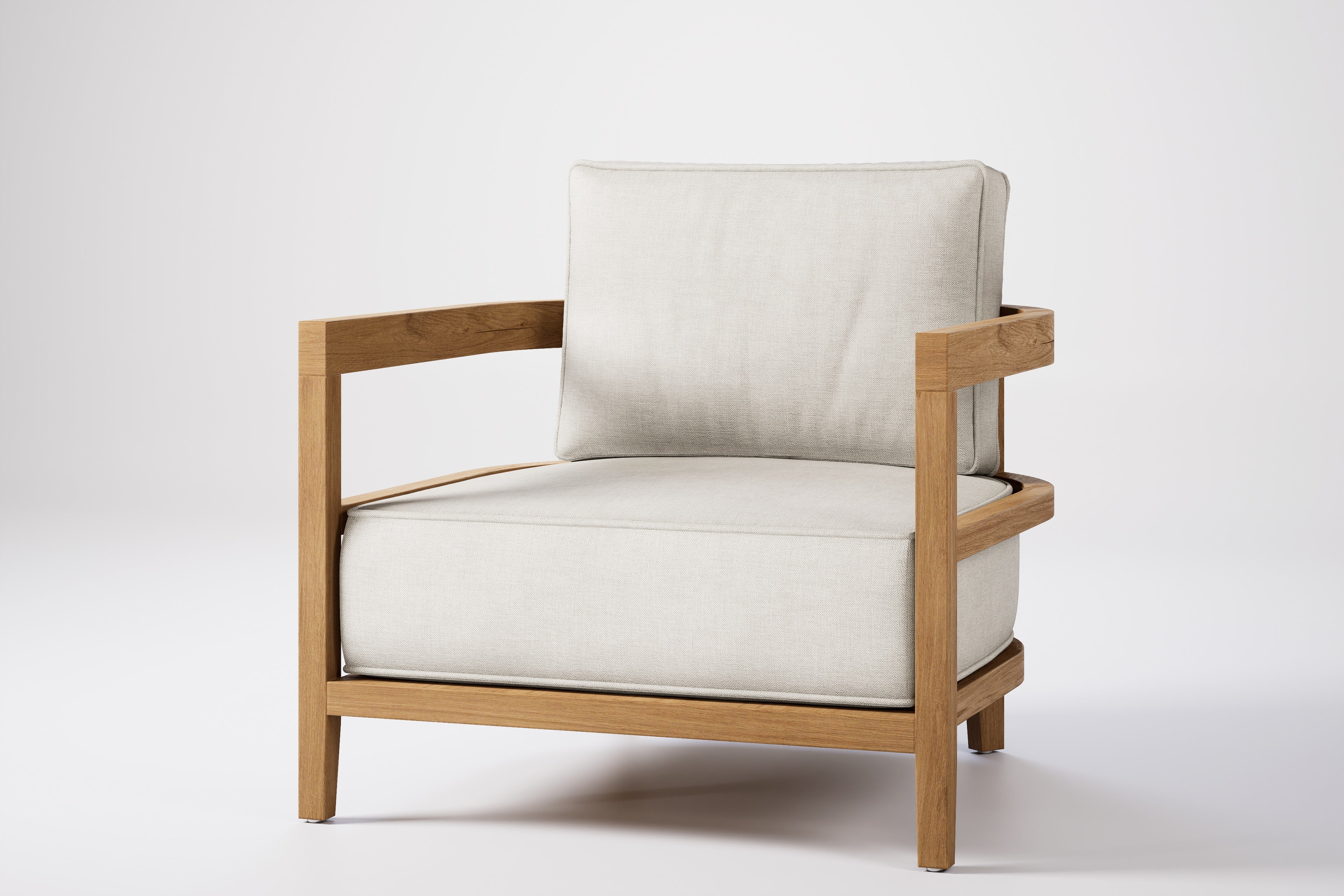 Rome Outdoor Lounge Armchair Teak